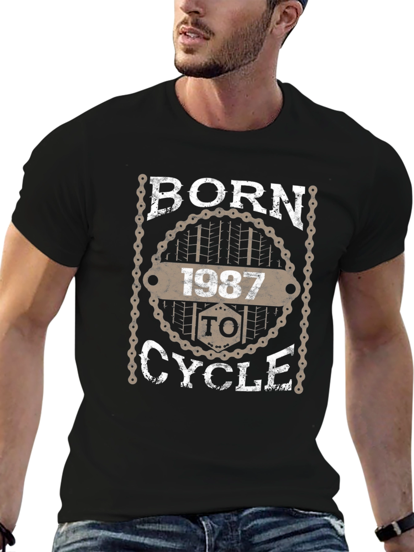 Born In 1987 To Cycle T-Shirt