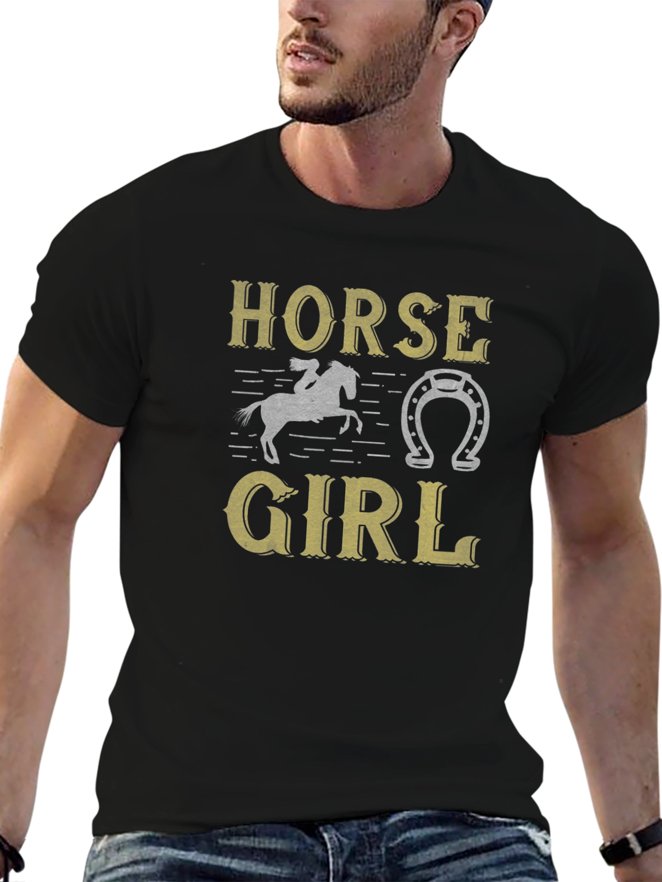 Horse Girl Graphic T-Shirt