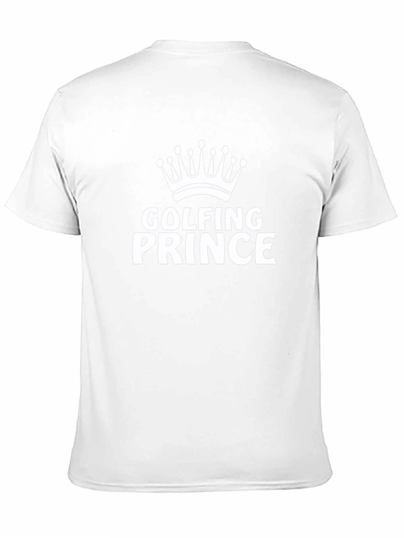 Golfing Prince T-Shirt - Crown Design