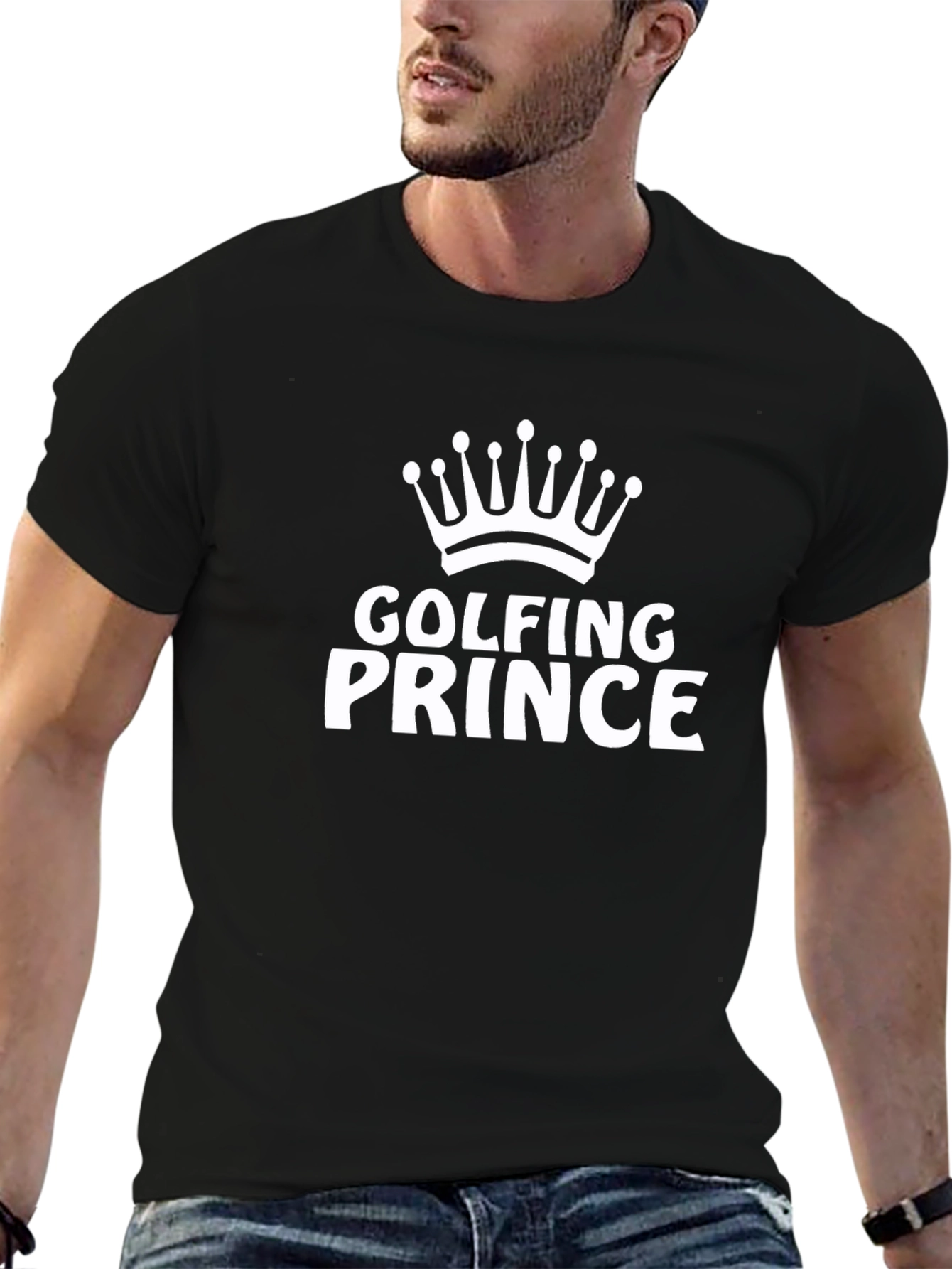 Golfing Prince T-Shirt - Crown Design