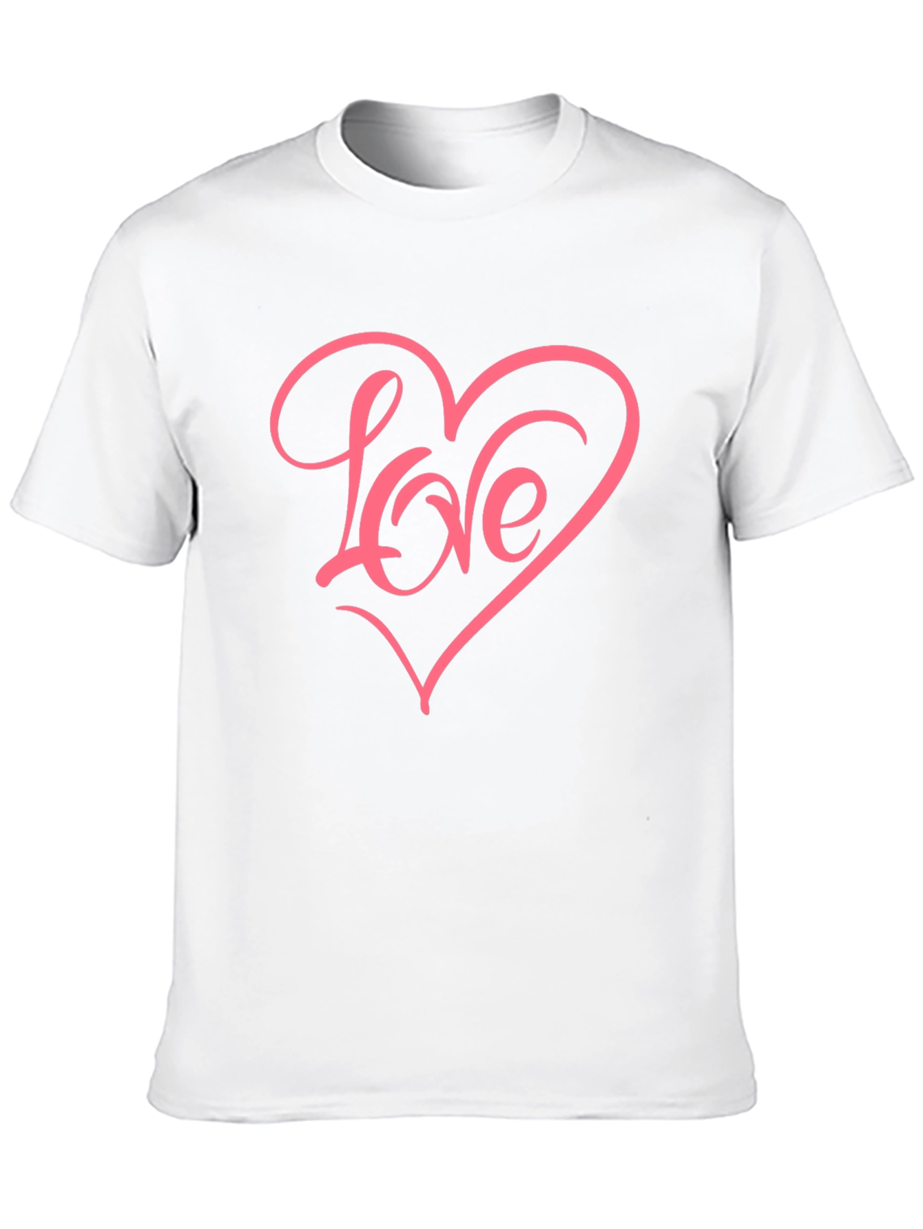 Love Heart Graphic Tee - Trendy Black T-Shirt