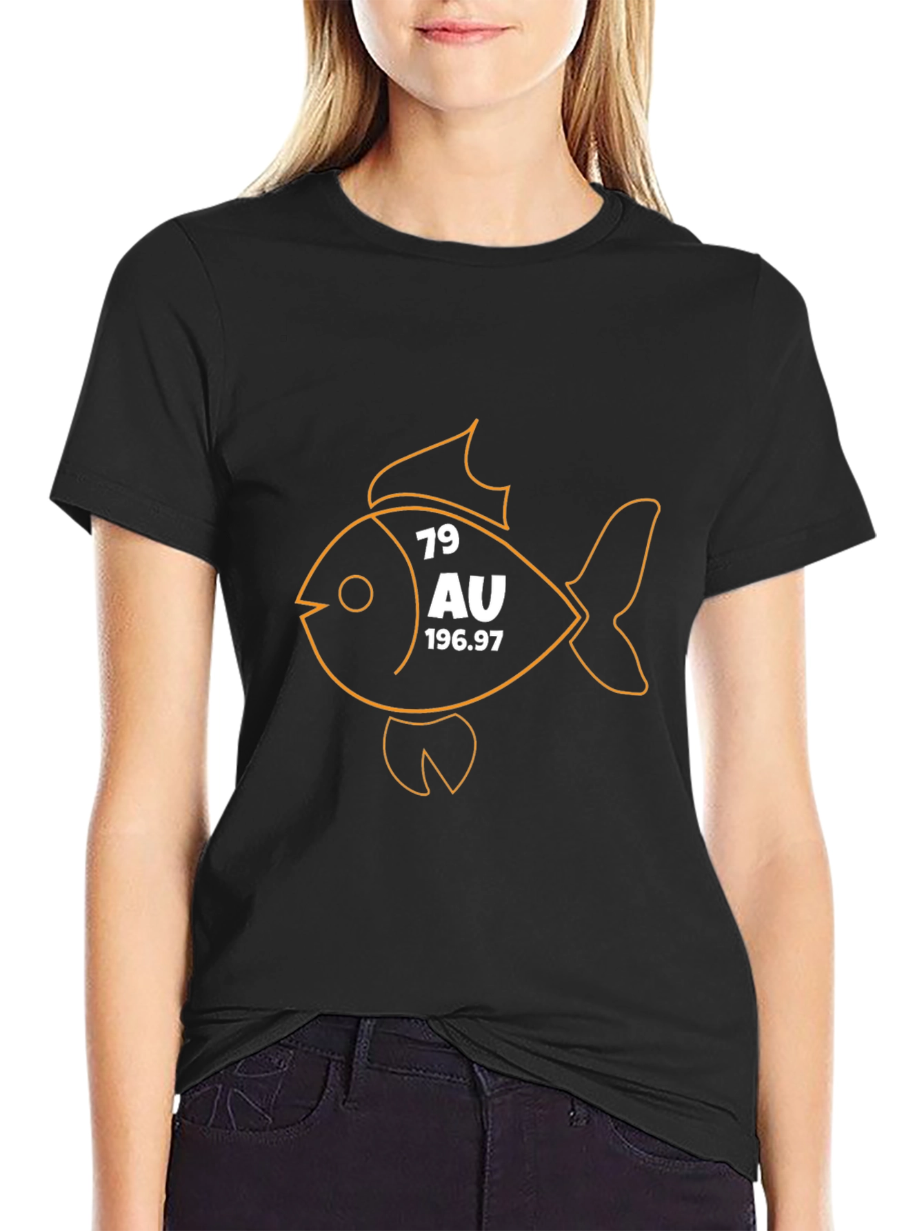 Periodic Table Fish Graphic T-Shirt