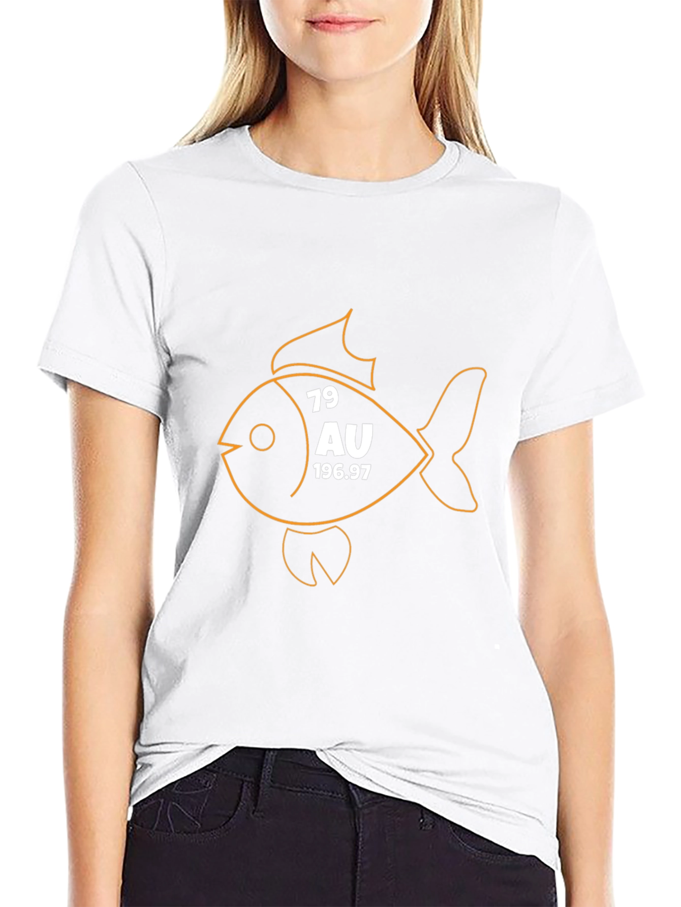Periodic Table Fish Graphic T-Shirt