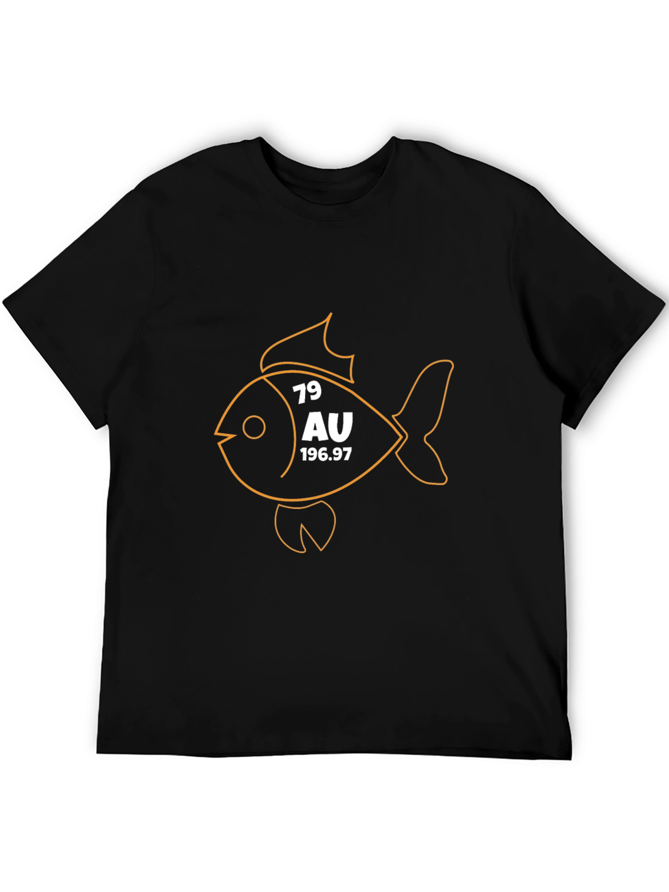 Periodic Table Fish Graphic T-Shirt