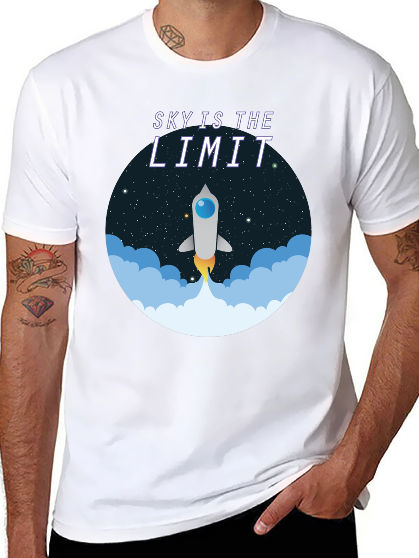 Sky is the Limit Rocket T-Shirt