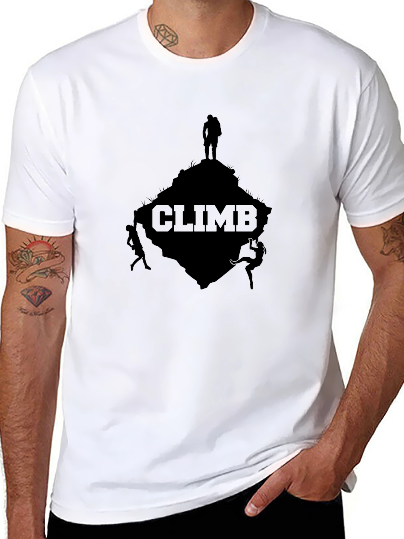 Climb Graphic T-Shirt - Mountain Adventure