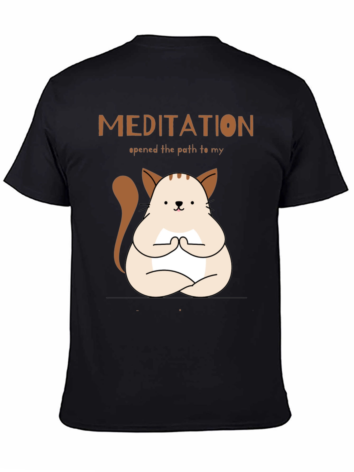 Meditating Cat T-Shirt - Find Your Inner Peace!