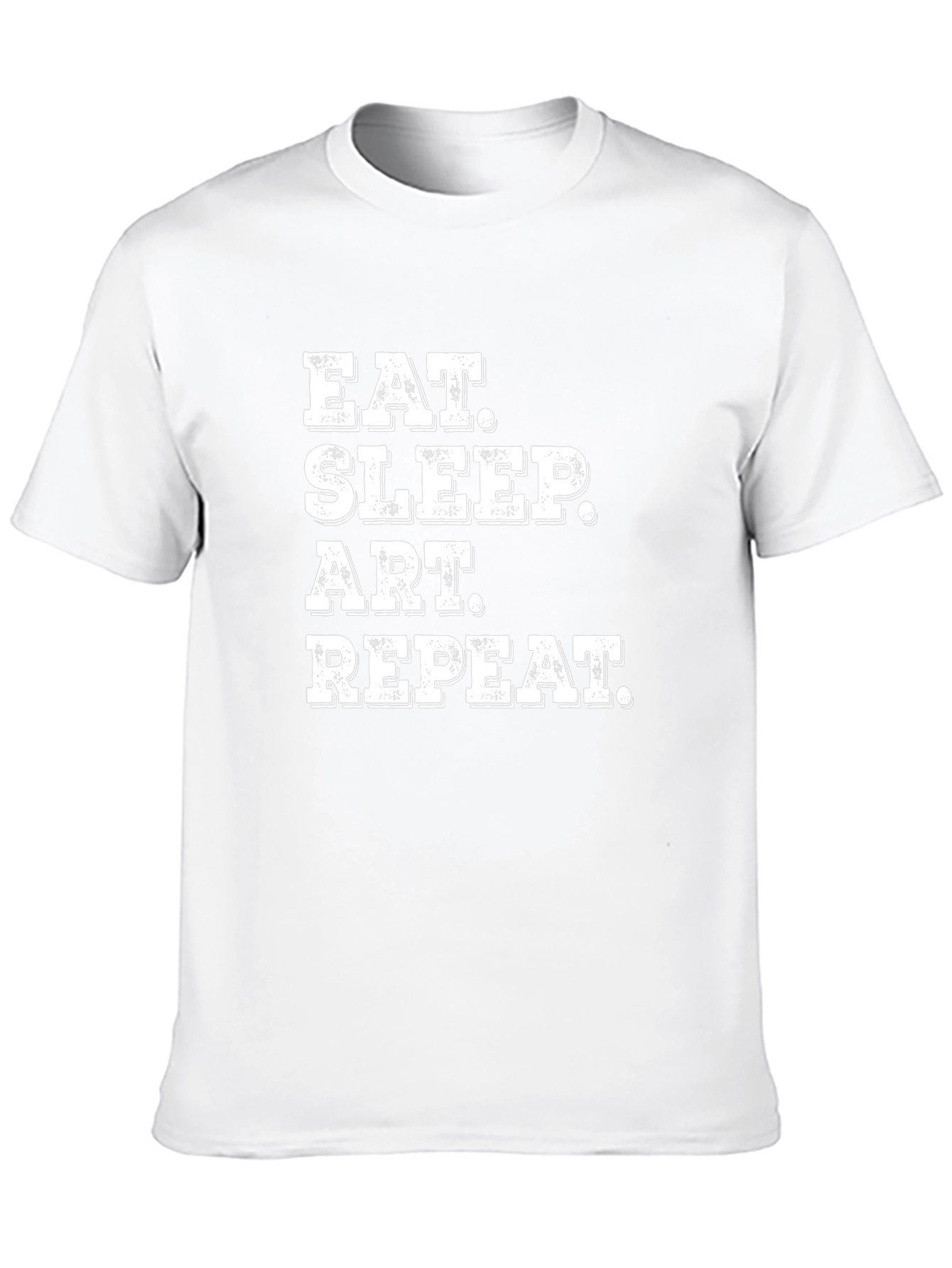 Eat Sleep Art Repeat Black T-Shirt