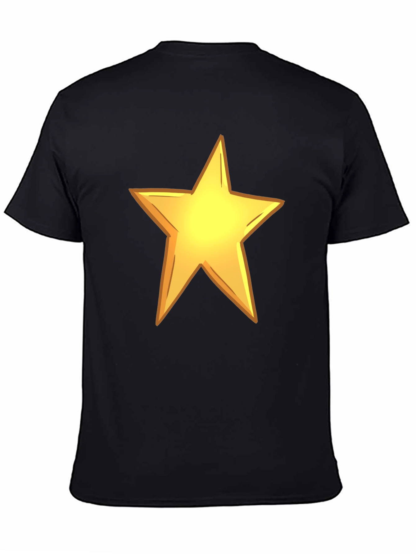 Bold Star Graphic Black Tee