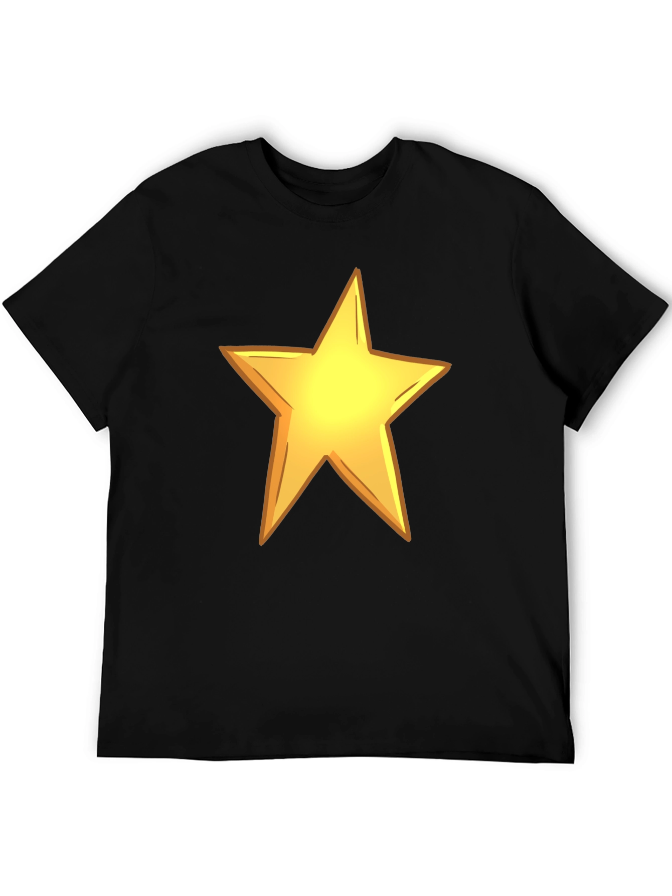 Bold Star Graphic Black Tee