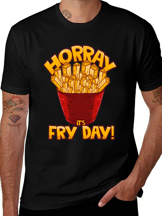 Hooray Fry Day Graphic T-Shirt