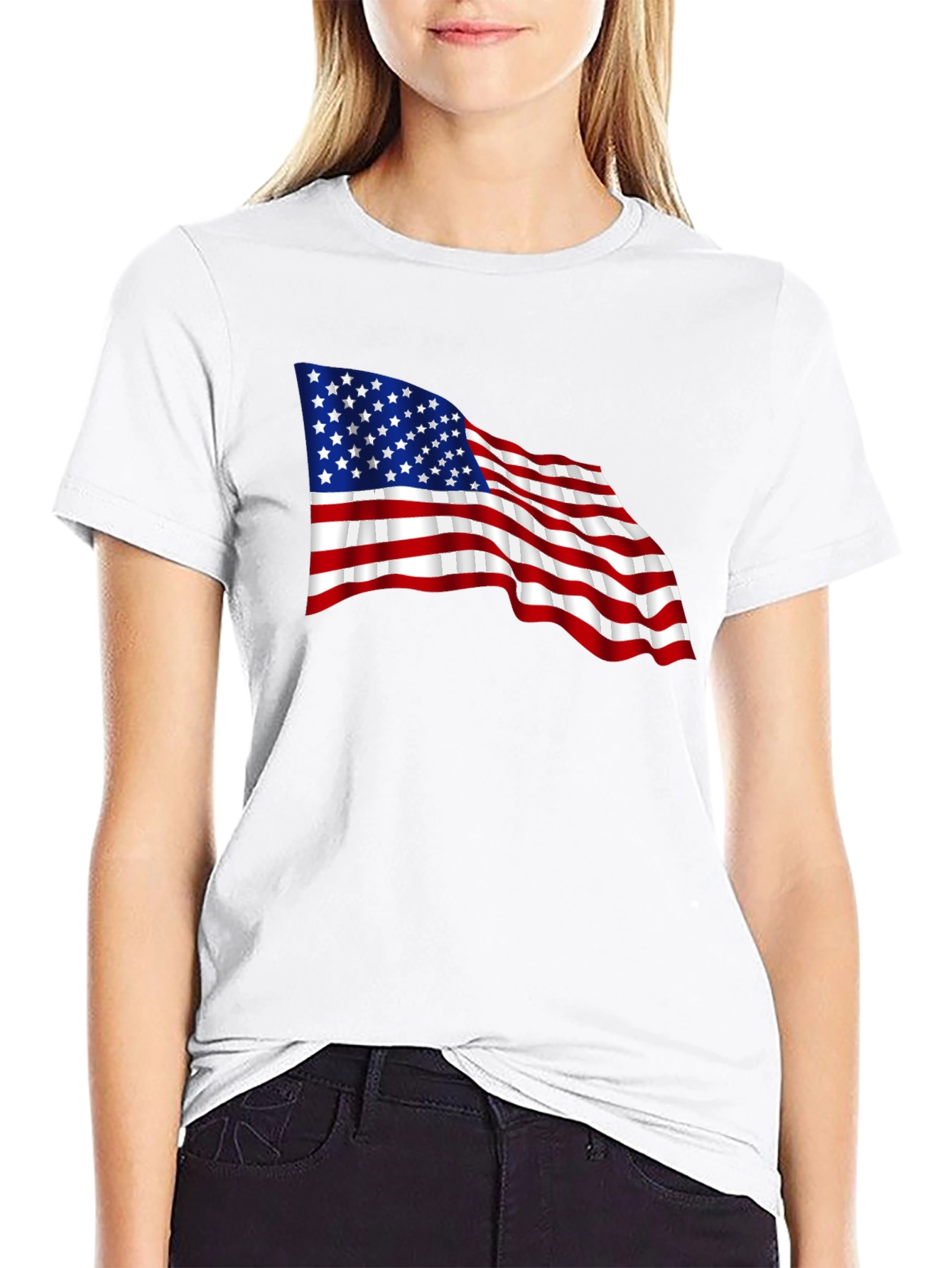 American Flag Graphic T-Shirt - Patriotic Pride