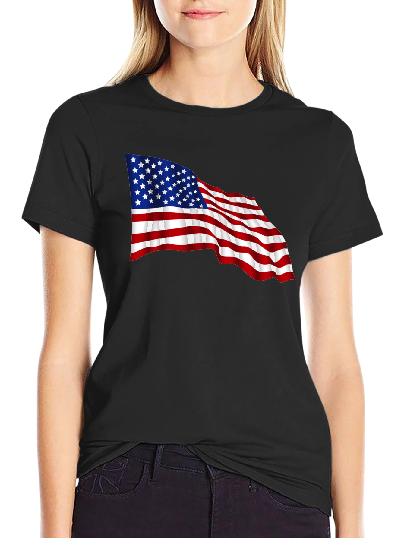 American Flag Graphic T-Shirt - Patriotic Pride