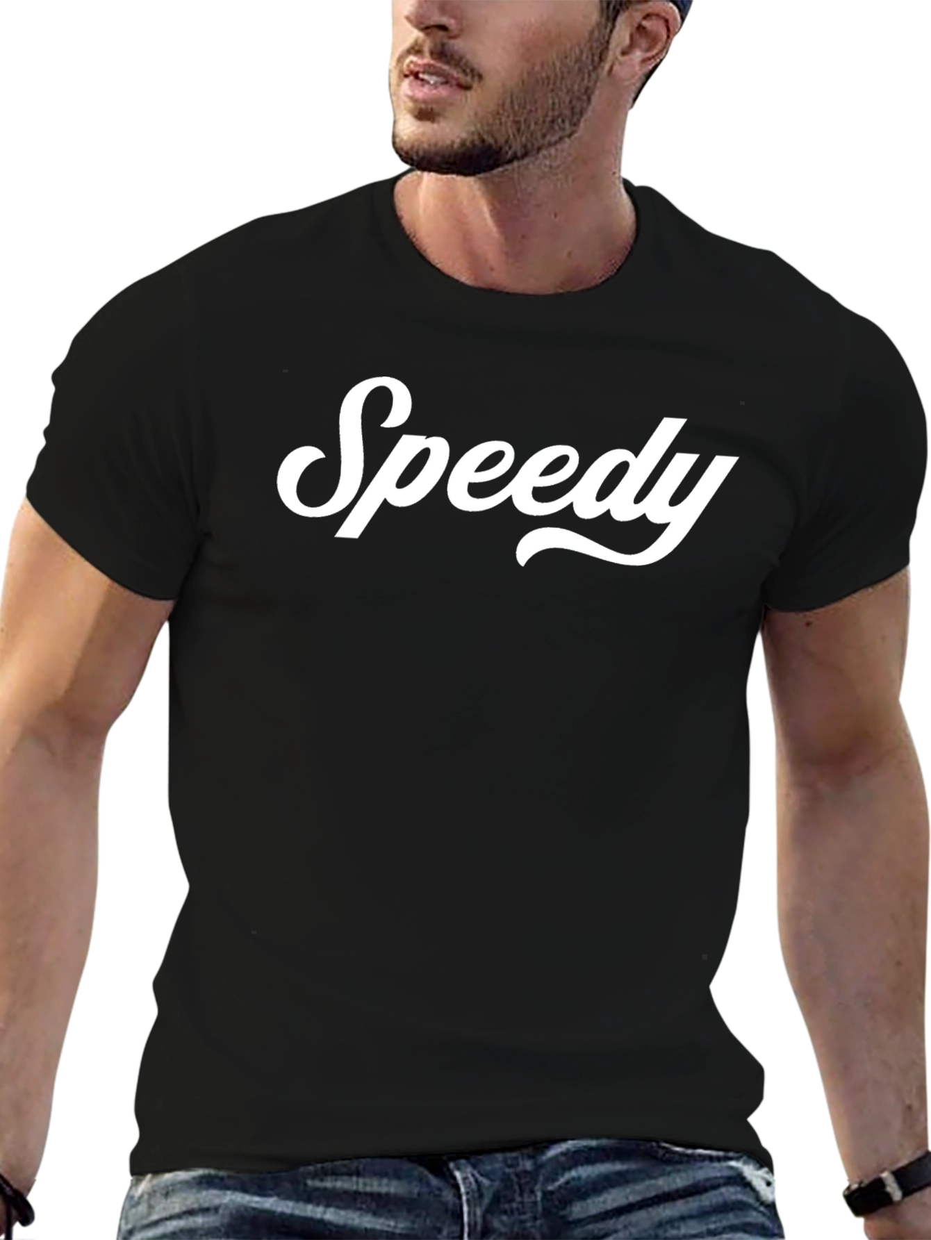 Speedy Graphic Tee - Classic Black T-Shirt
