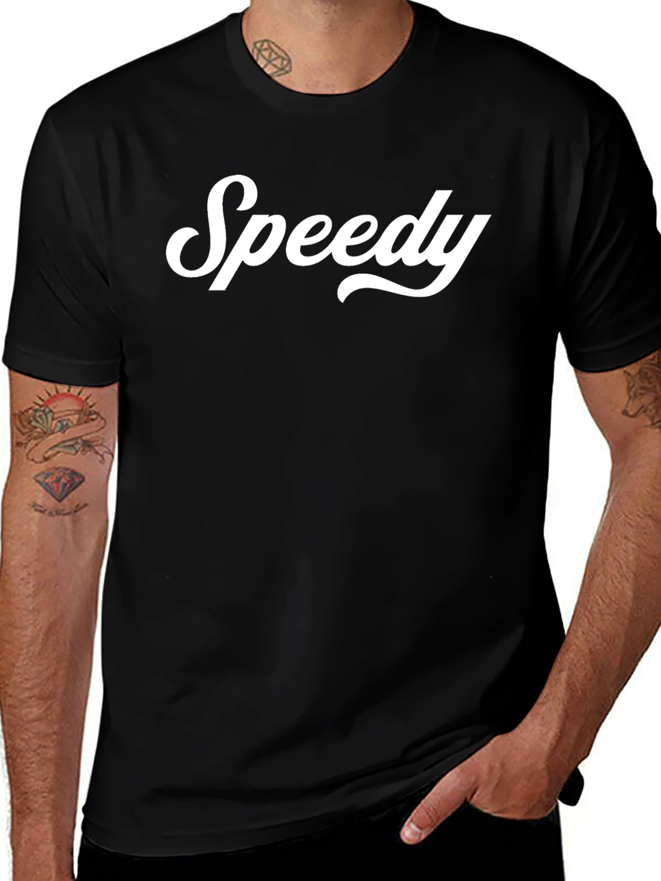 Speedy Graphic Tee - Classic Black T-Shirt