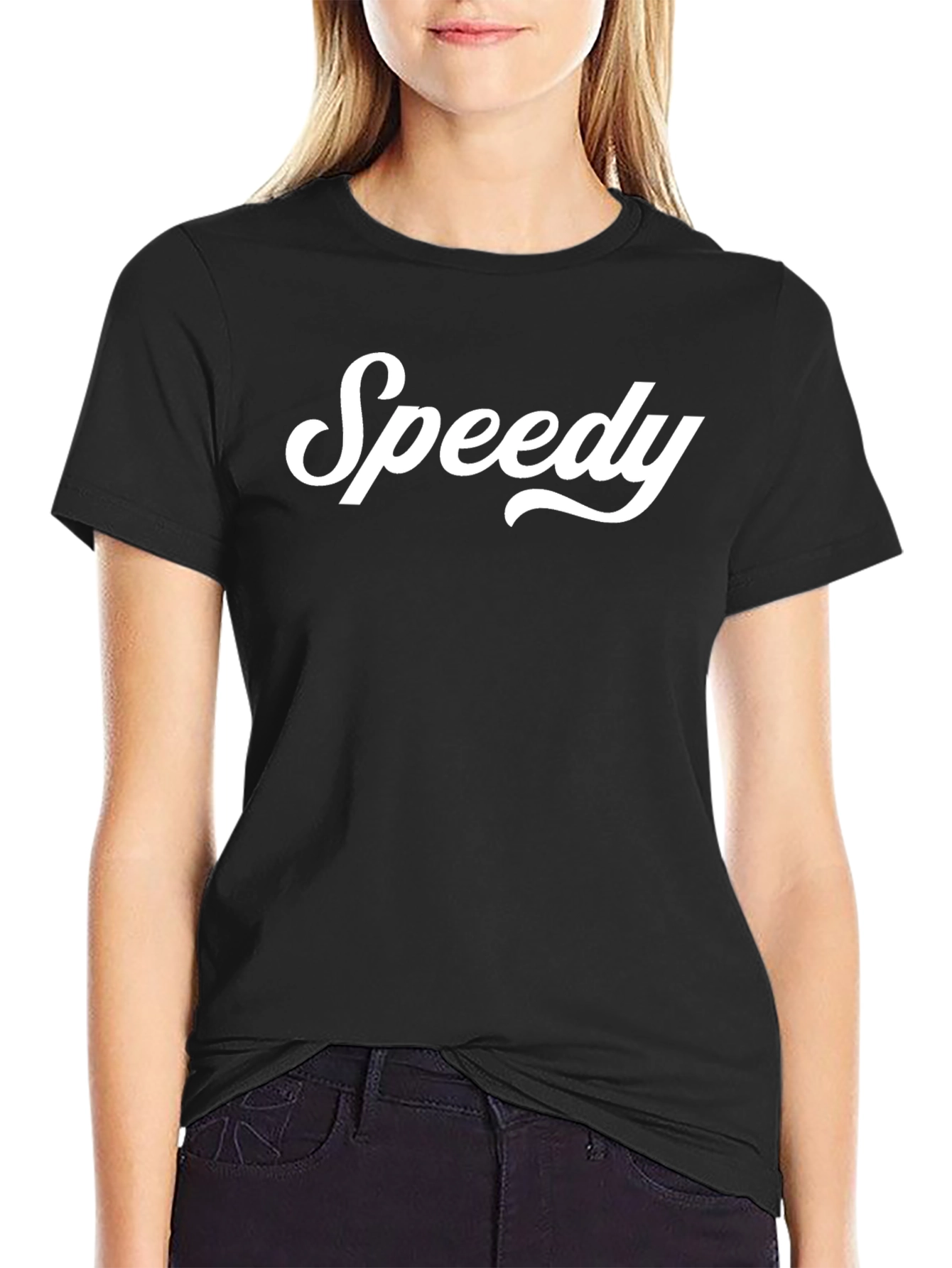 Speedy Graphic Tee - Classic Black T-Shirt