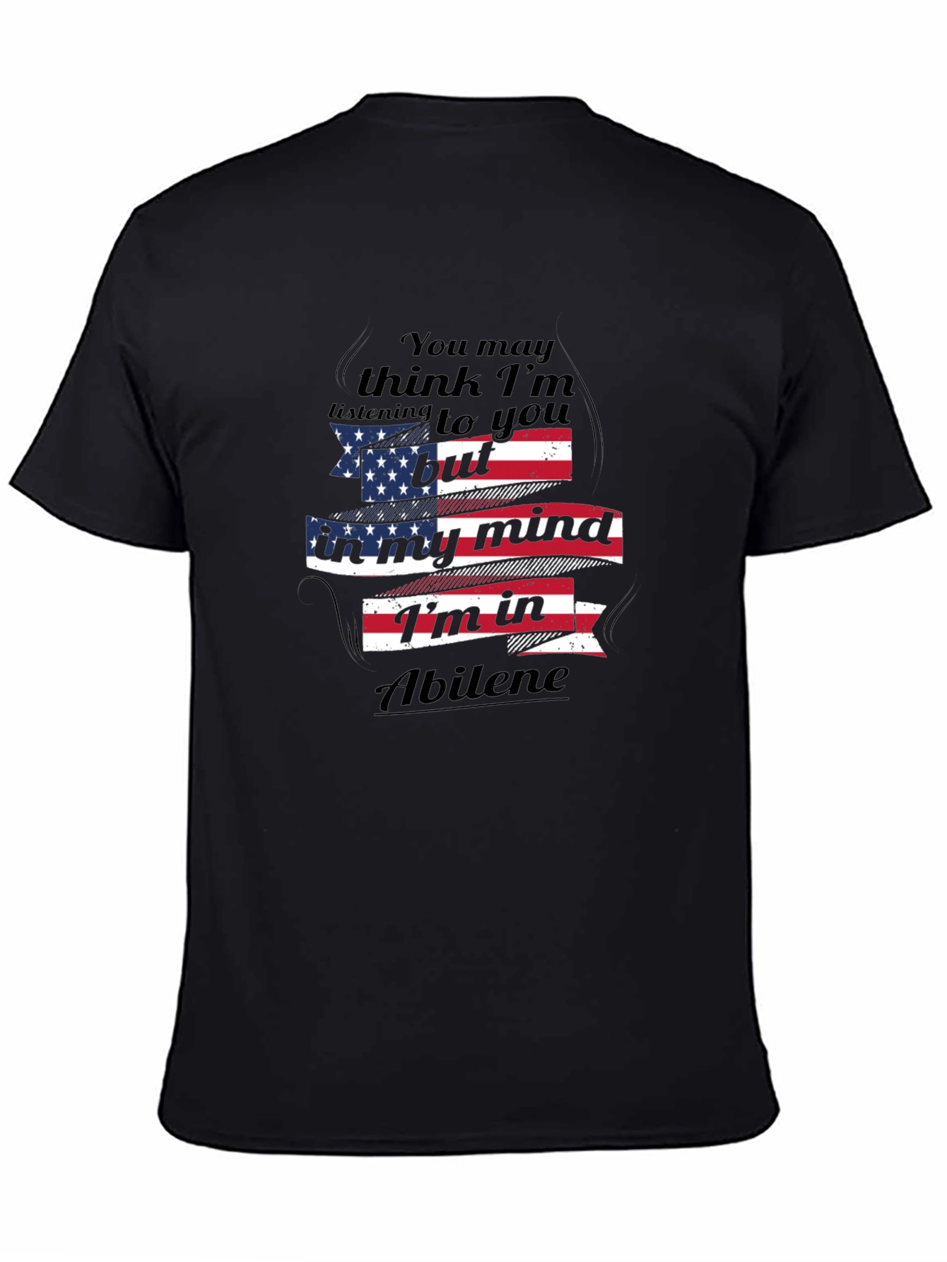Abilene Mind T-Shirt - Patriotic USA Flag Design
