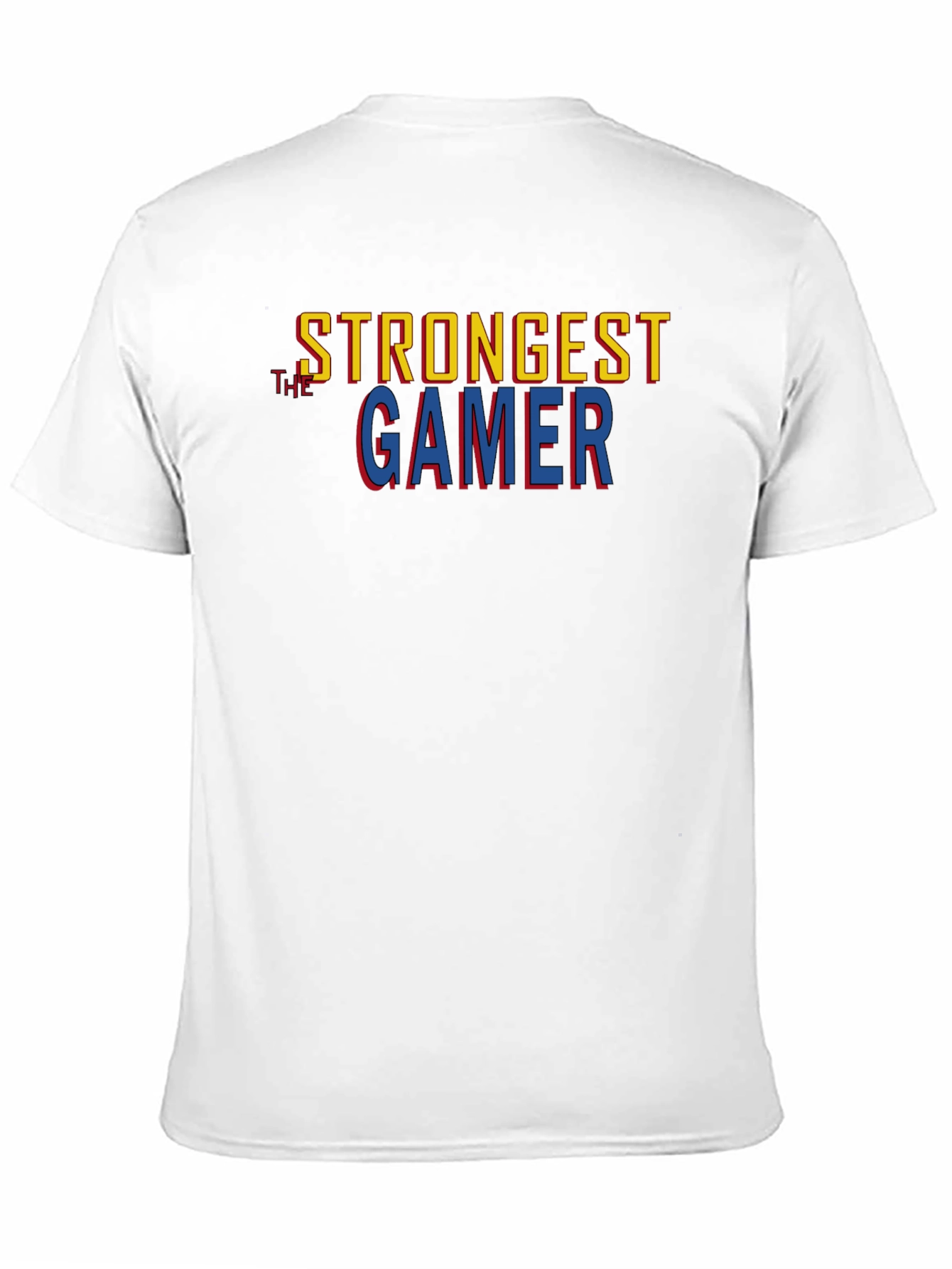 Strongest Gamer Black Graphic Tee