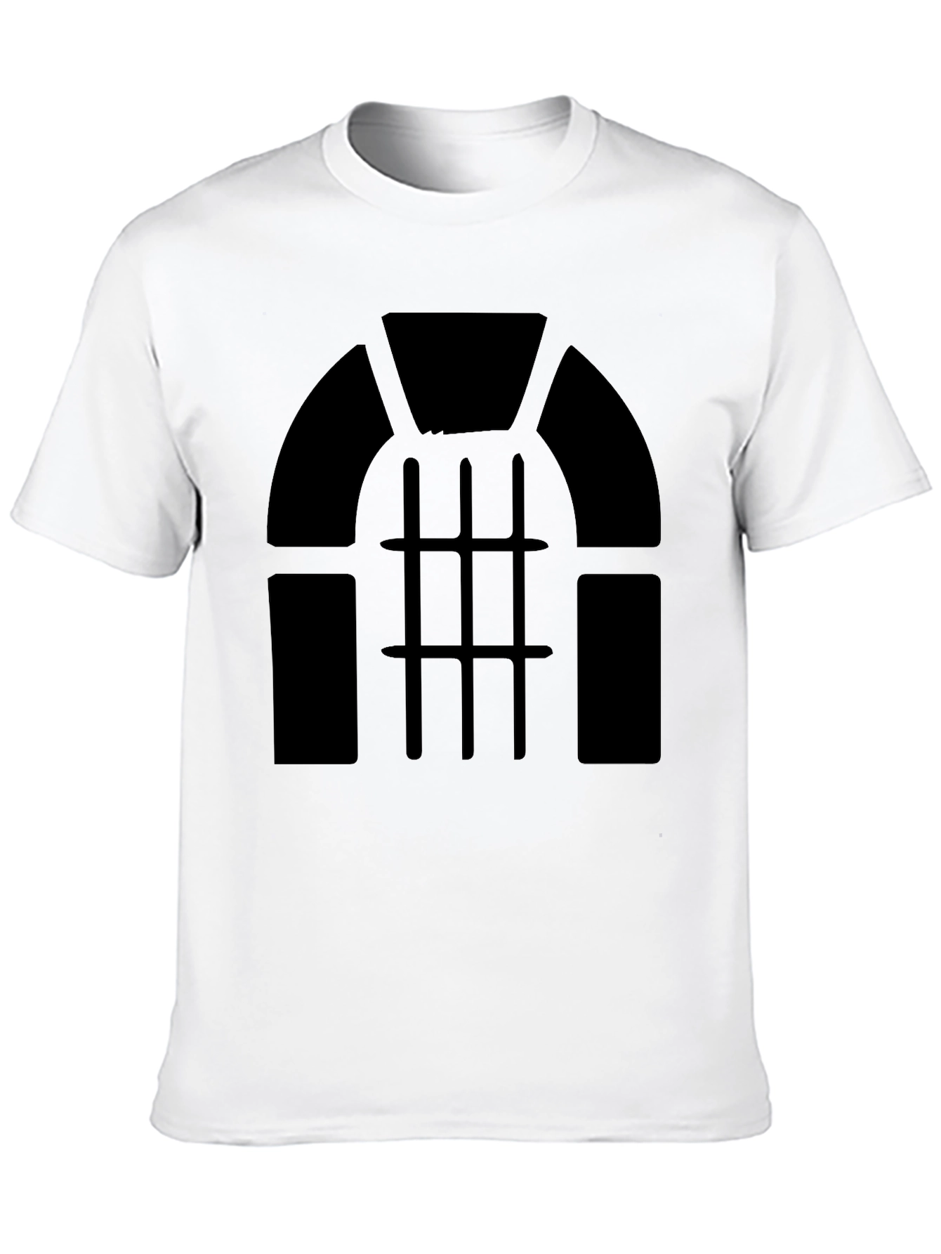 Jukebox Graphic Print Black T-Shirt for Men