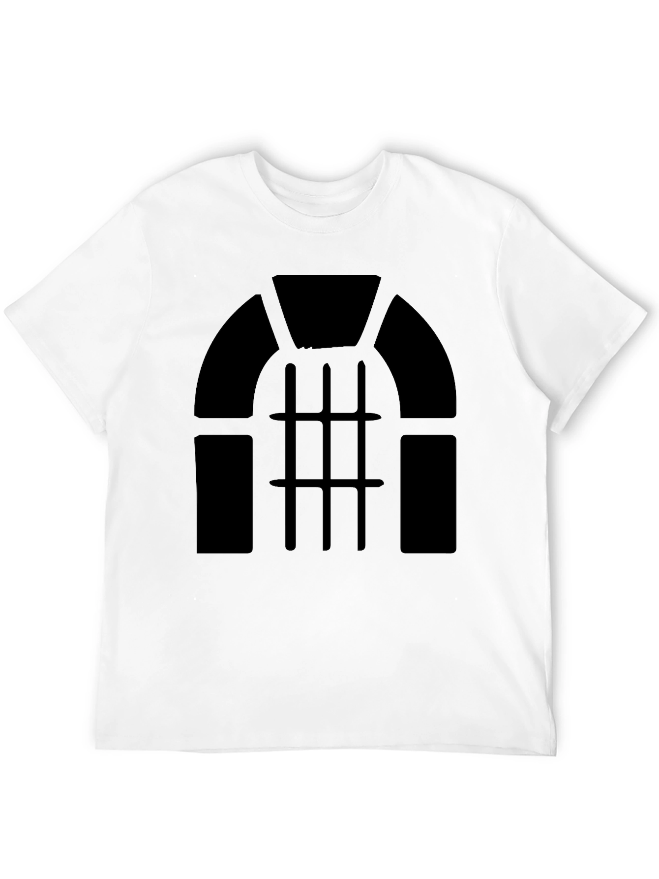 Jukebox Graphic Print Black T-Shirt for Men