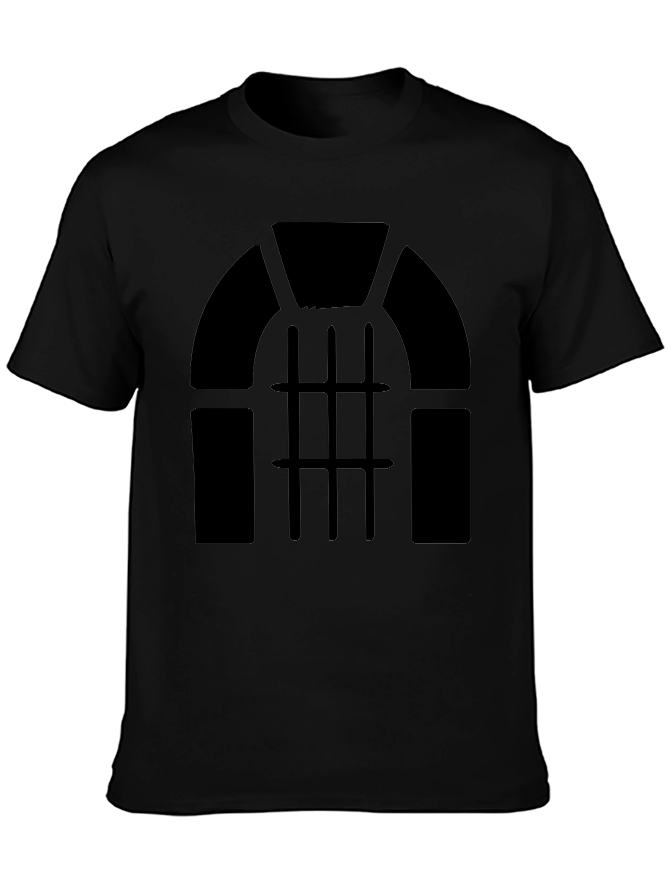 Jukebox Graphic Print Black T-Shirt for Men