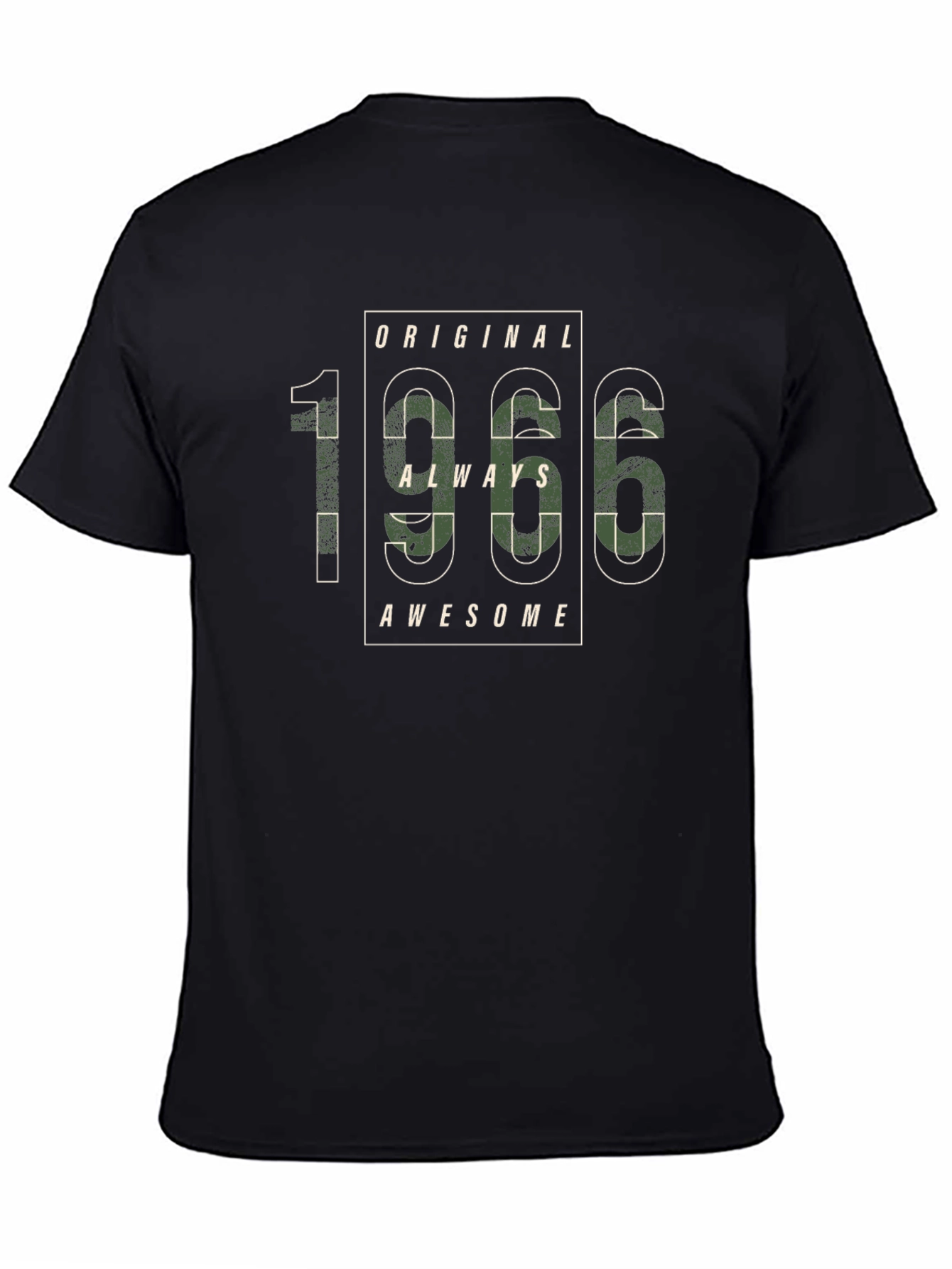 Original 1966 Always Awesome Black T-Shirt