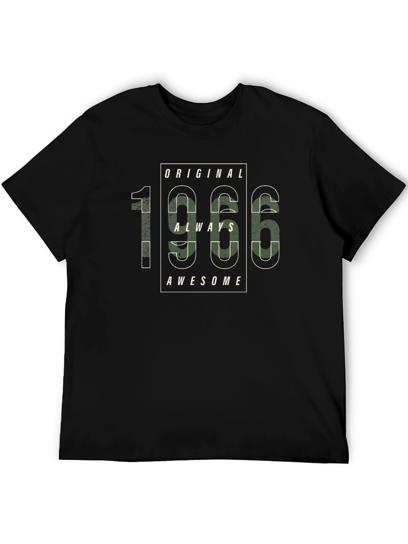 Original 1966 Always Awesome Black T-Shirt