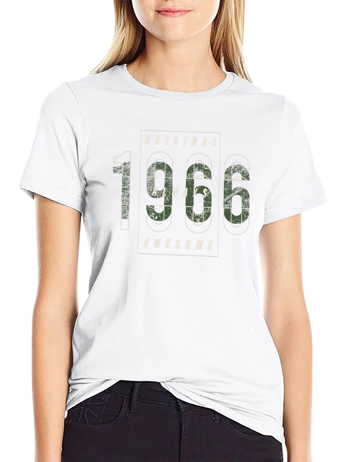 Original 1966 Always Awesome Black T-Shirt