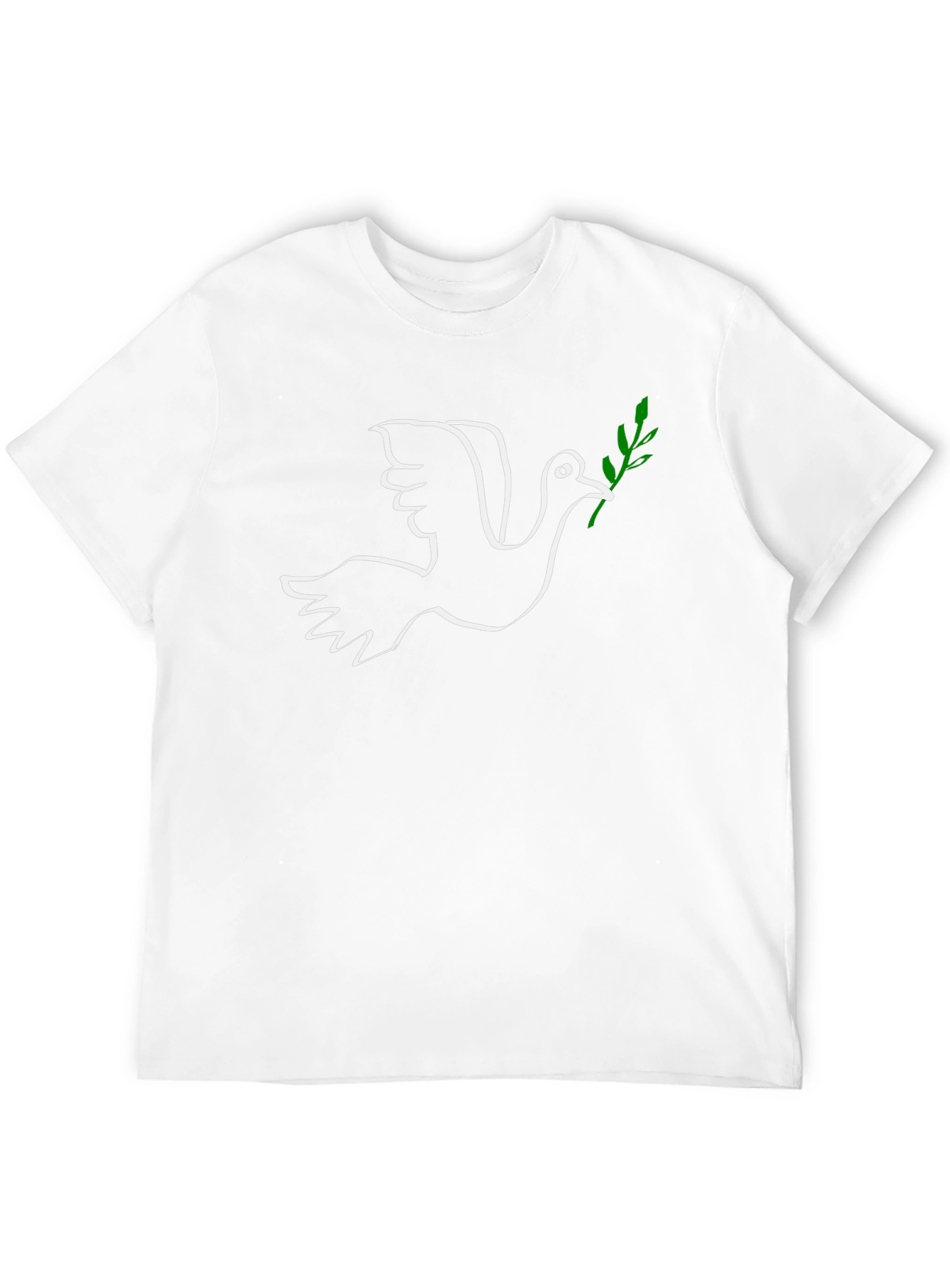 Peace Dove Graphic T-Shirt - Black