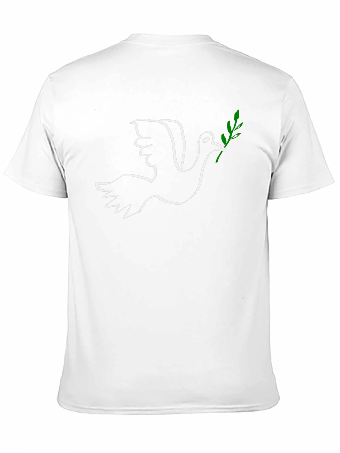 Peace Dove Graphic T-Shirt - Black