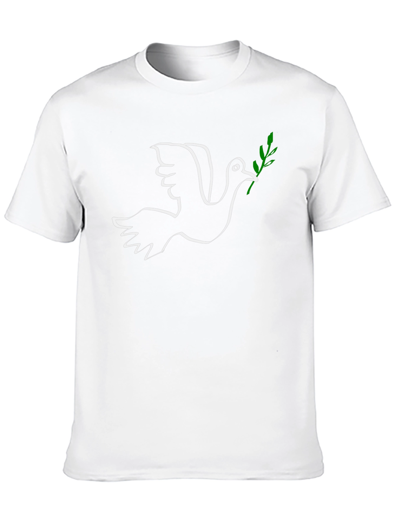 Peace Dove Graphic T-Shirt - Black