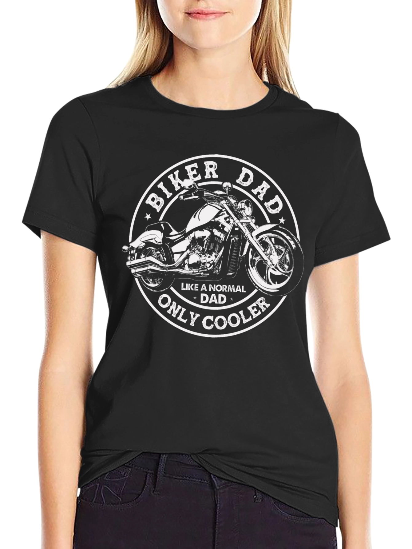 Biker Dad T-Shirt - Motorcycle Graphic Tee