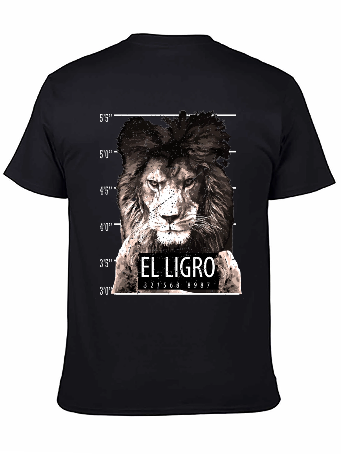 El Ligro Lion Mugshot Graphic Tee