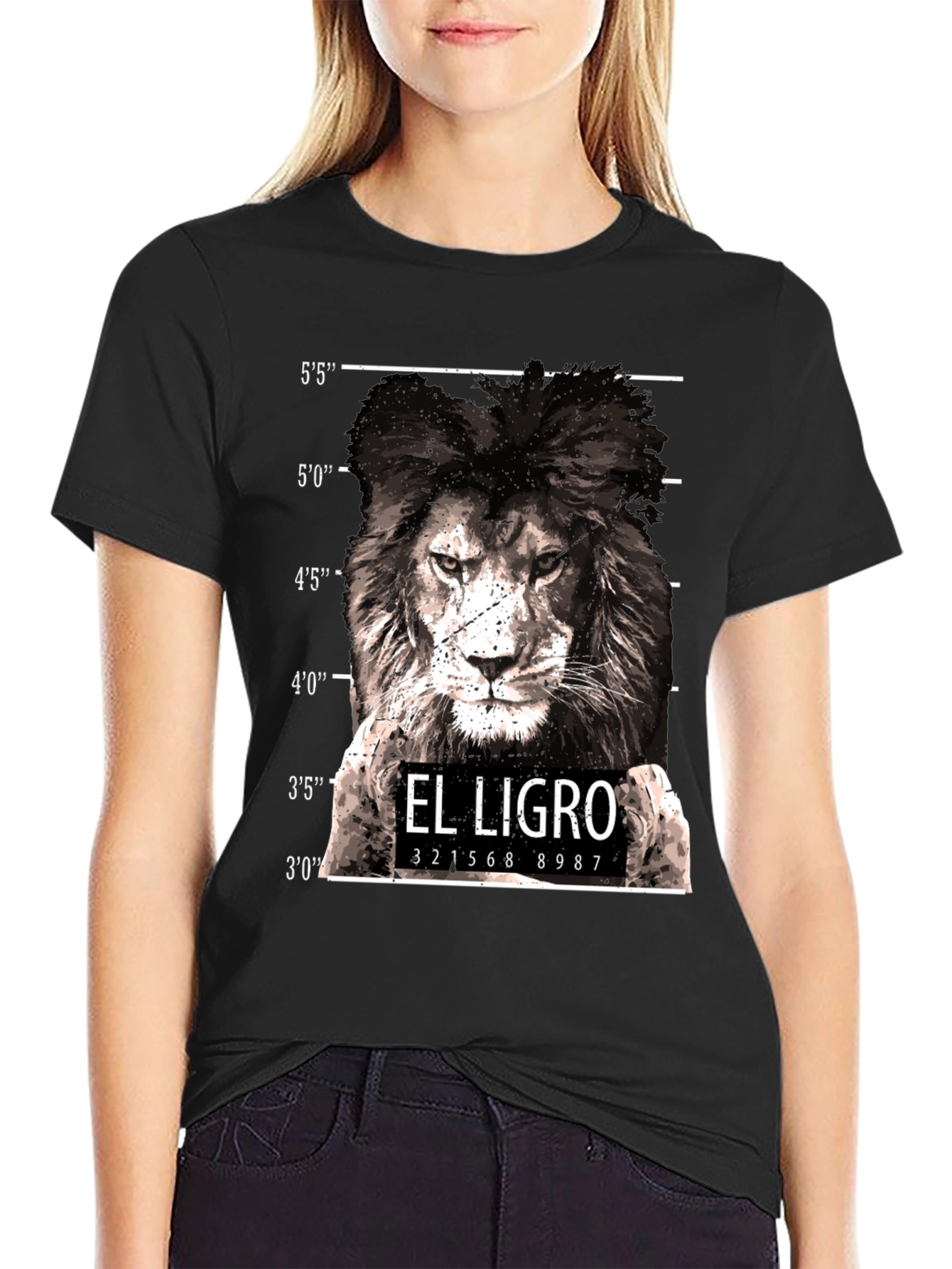 El Ligro Lion Mugshot Graphic Tee