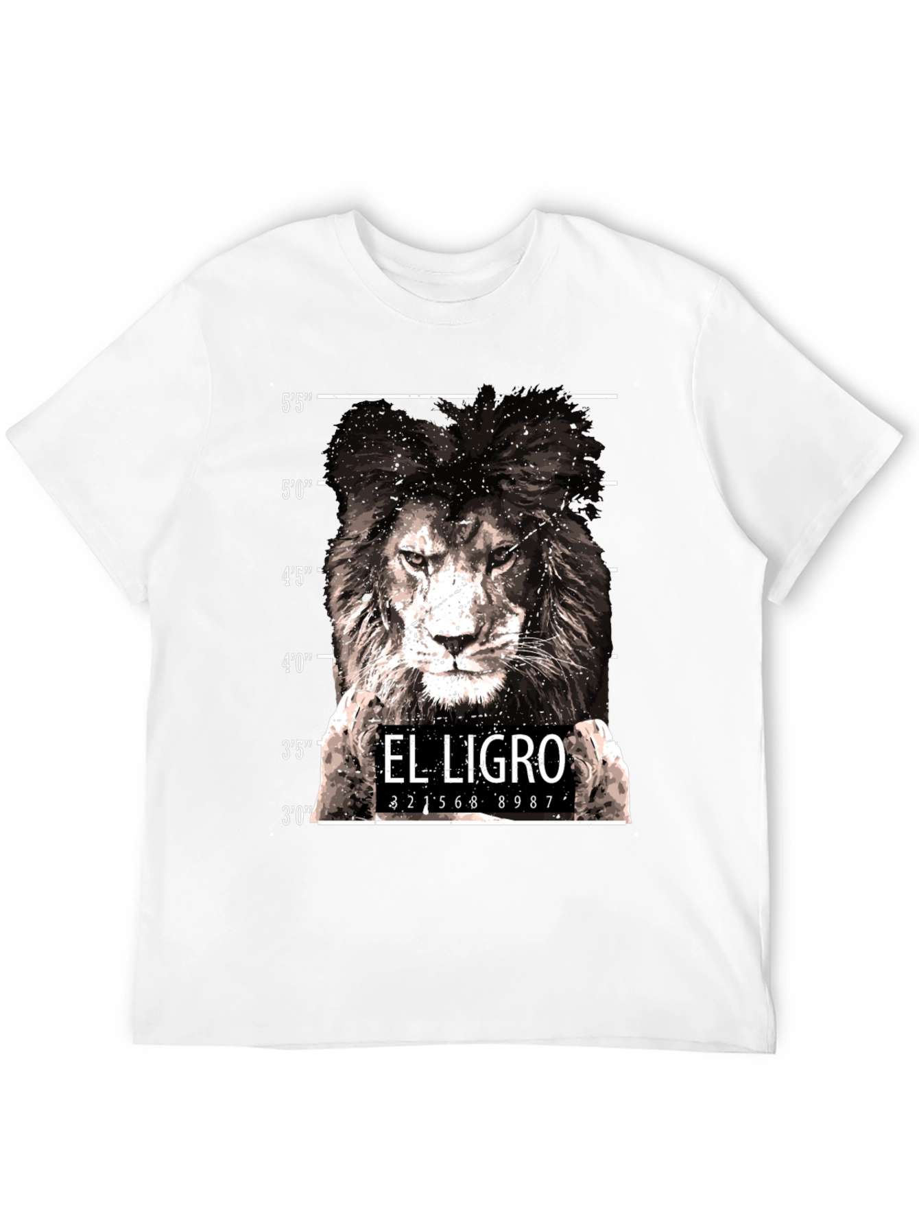 El Ligro Lion Mugshot Graphic Tee