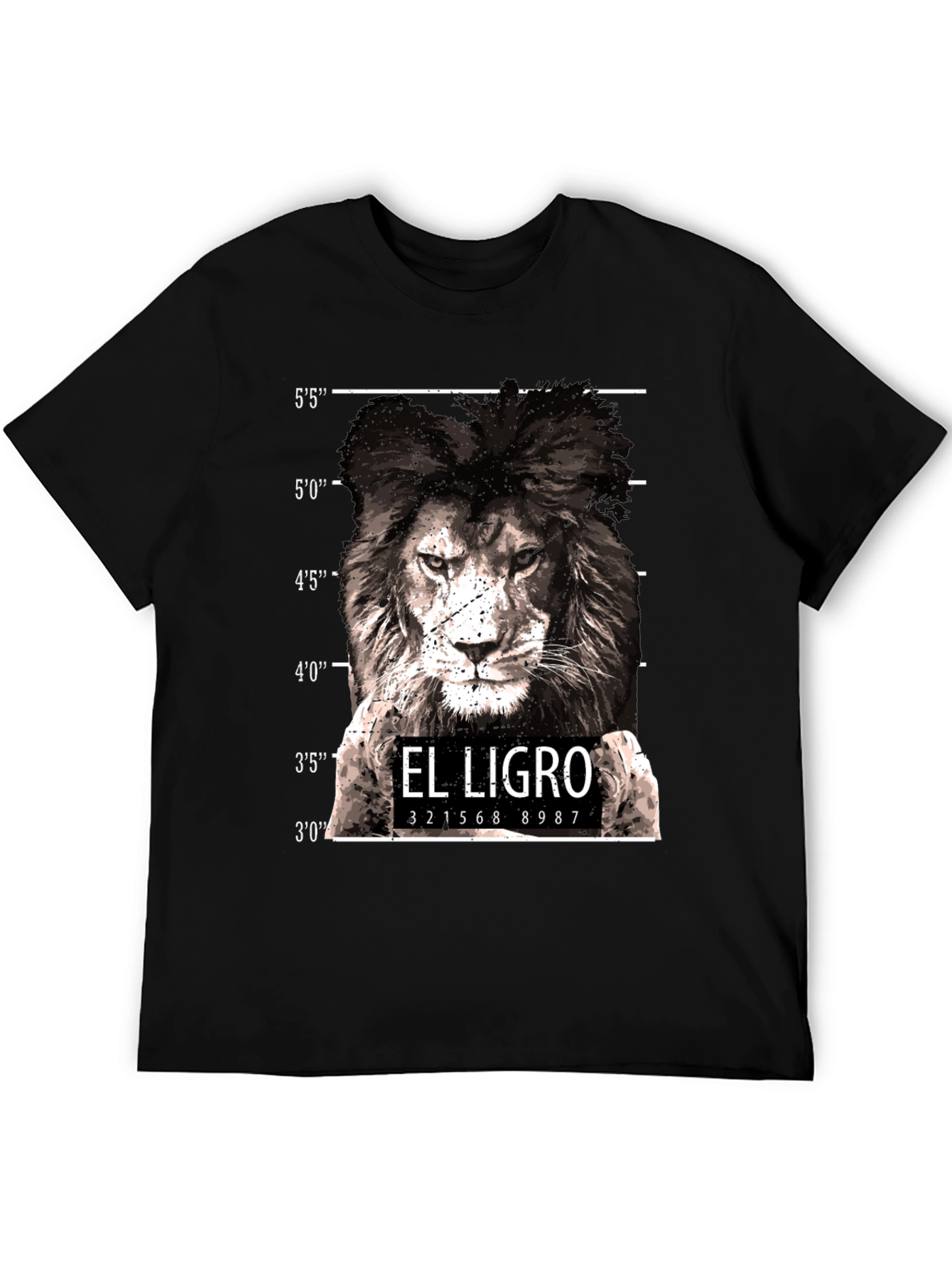 El Ligro Lion Mugshot Graphic Tee