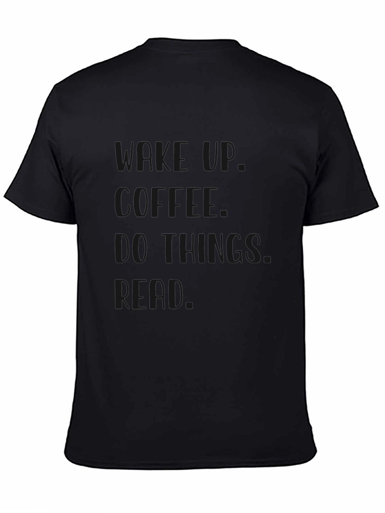 Wake Up Coffee T-Shirt - Black