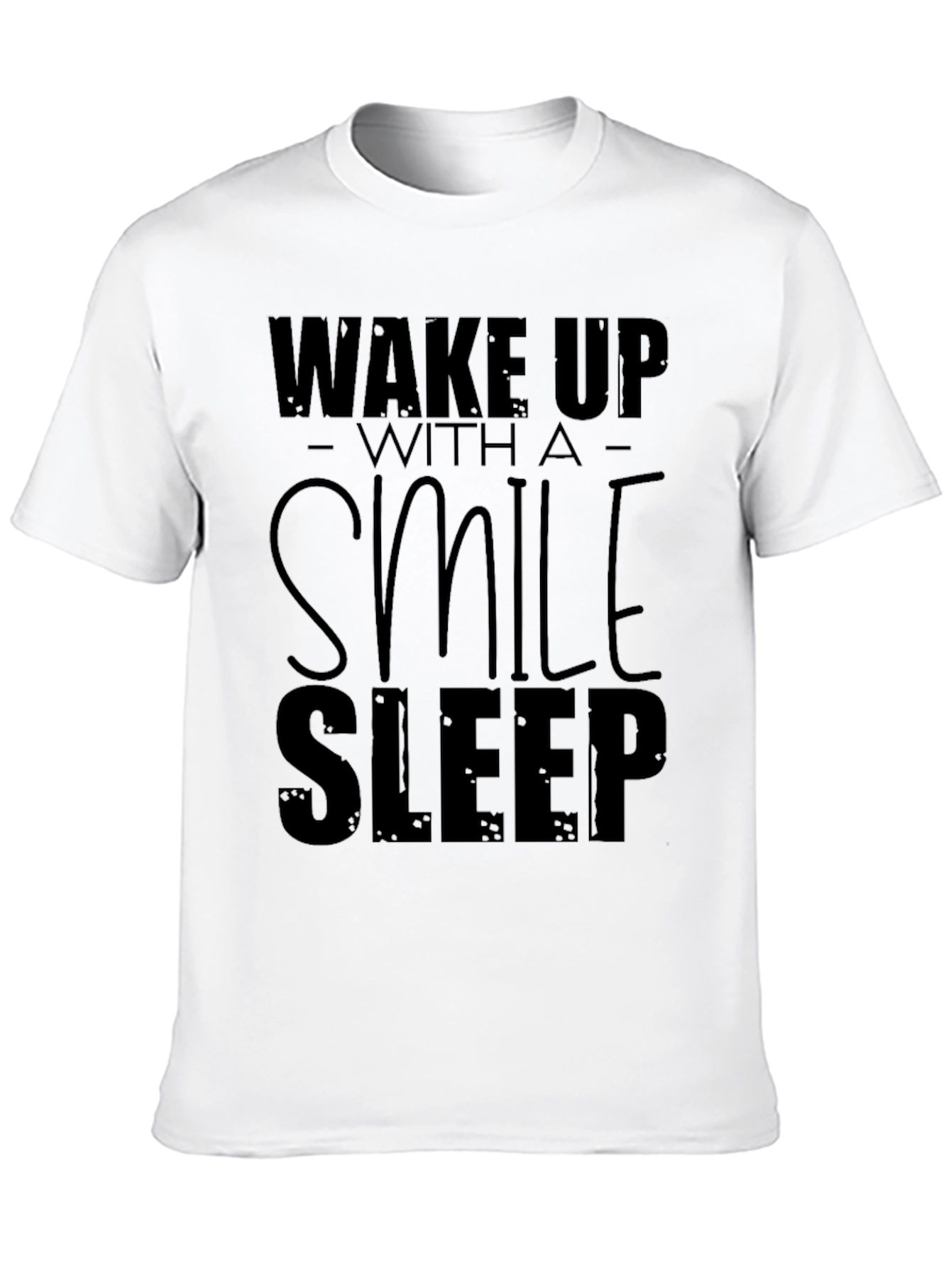 Wake Up With A Smile Graphic T-Shirt