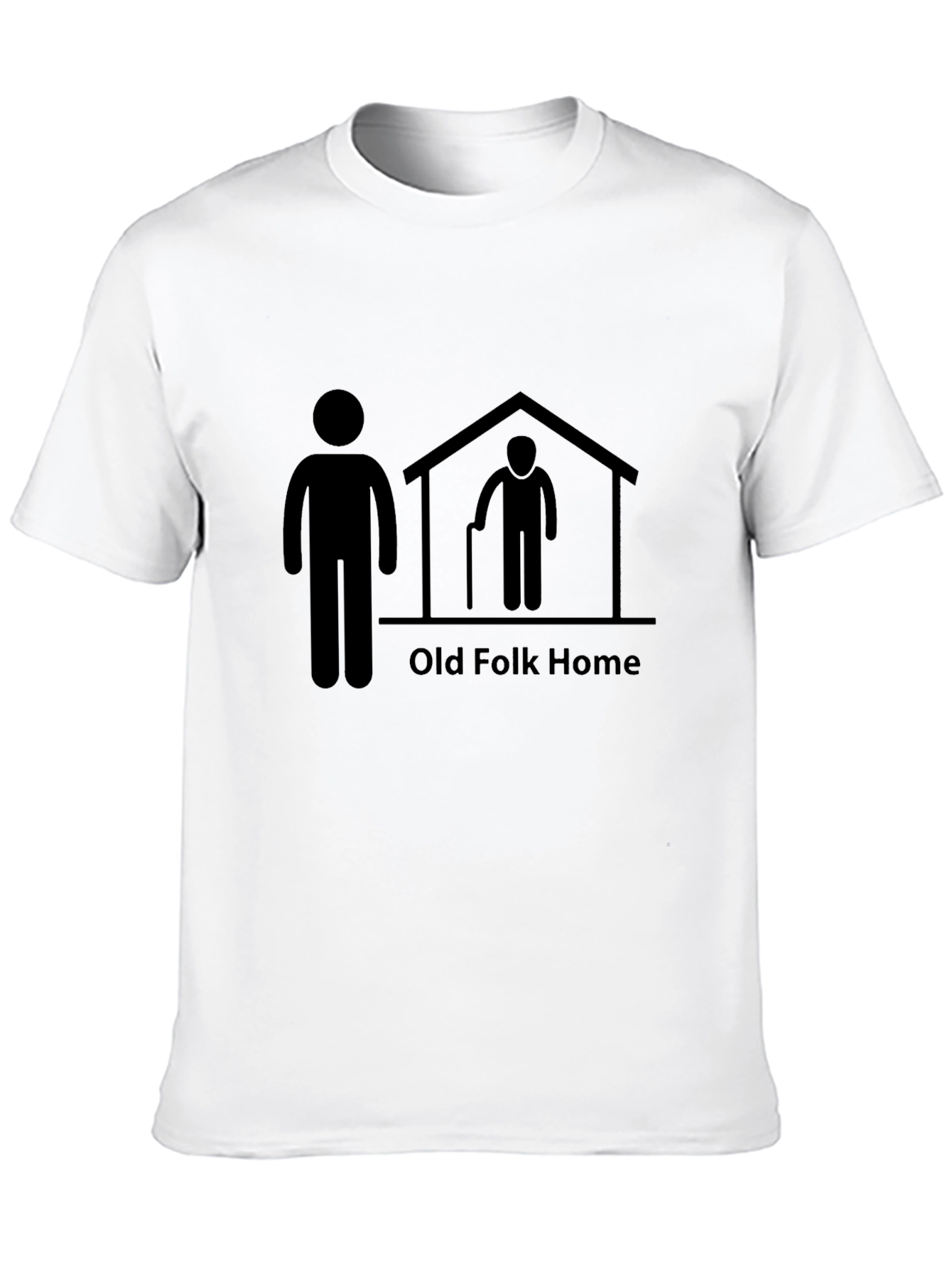 Old Folk Home T-Shirt - Funny Unisex Graphic Tee