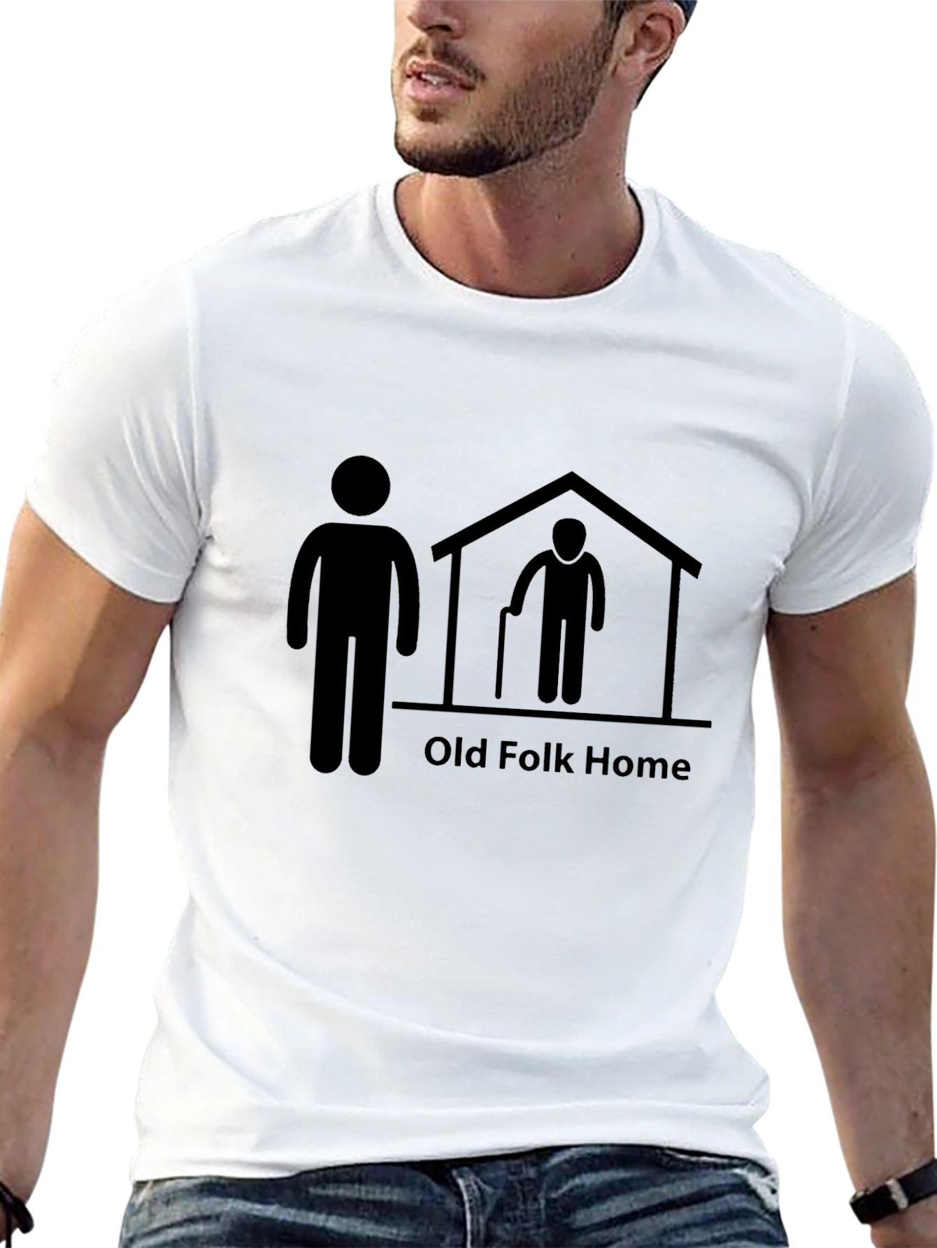 Old Folk Home T-Shirt - Funny Unisex Graphic Tee
