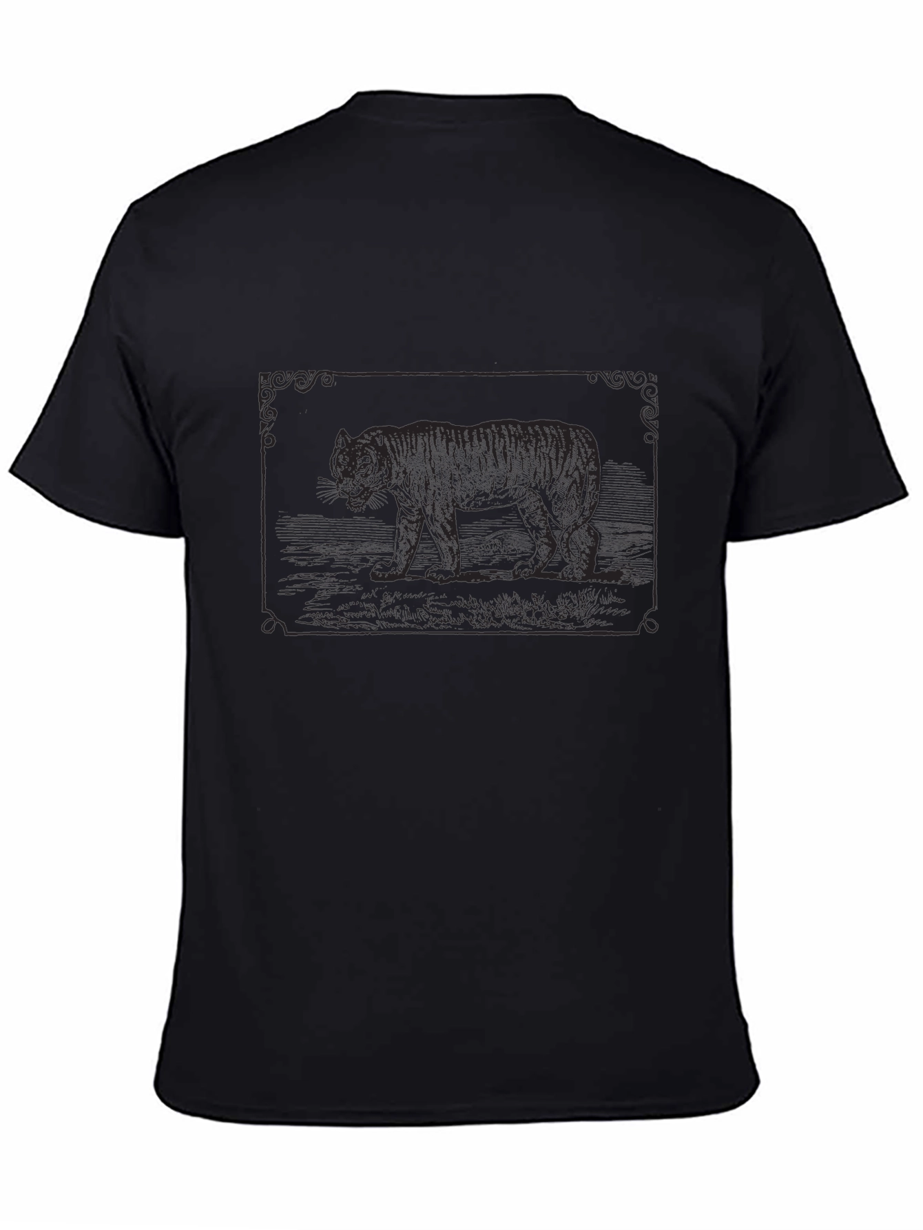 Tiger Graphic Tee - Black