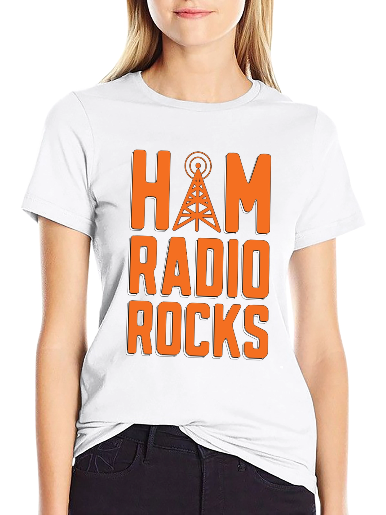 Ham Radio Rocks T-Shirt - Short Sleeve
