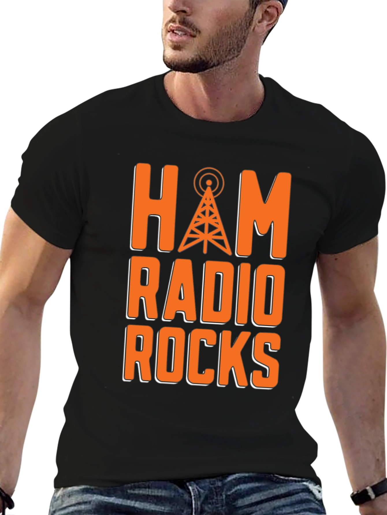 Ham Radio Rocks T-Shirt - Short Sleeve