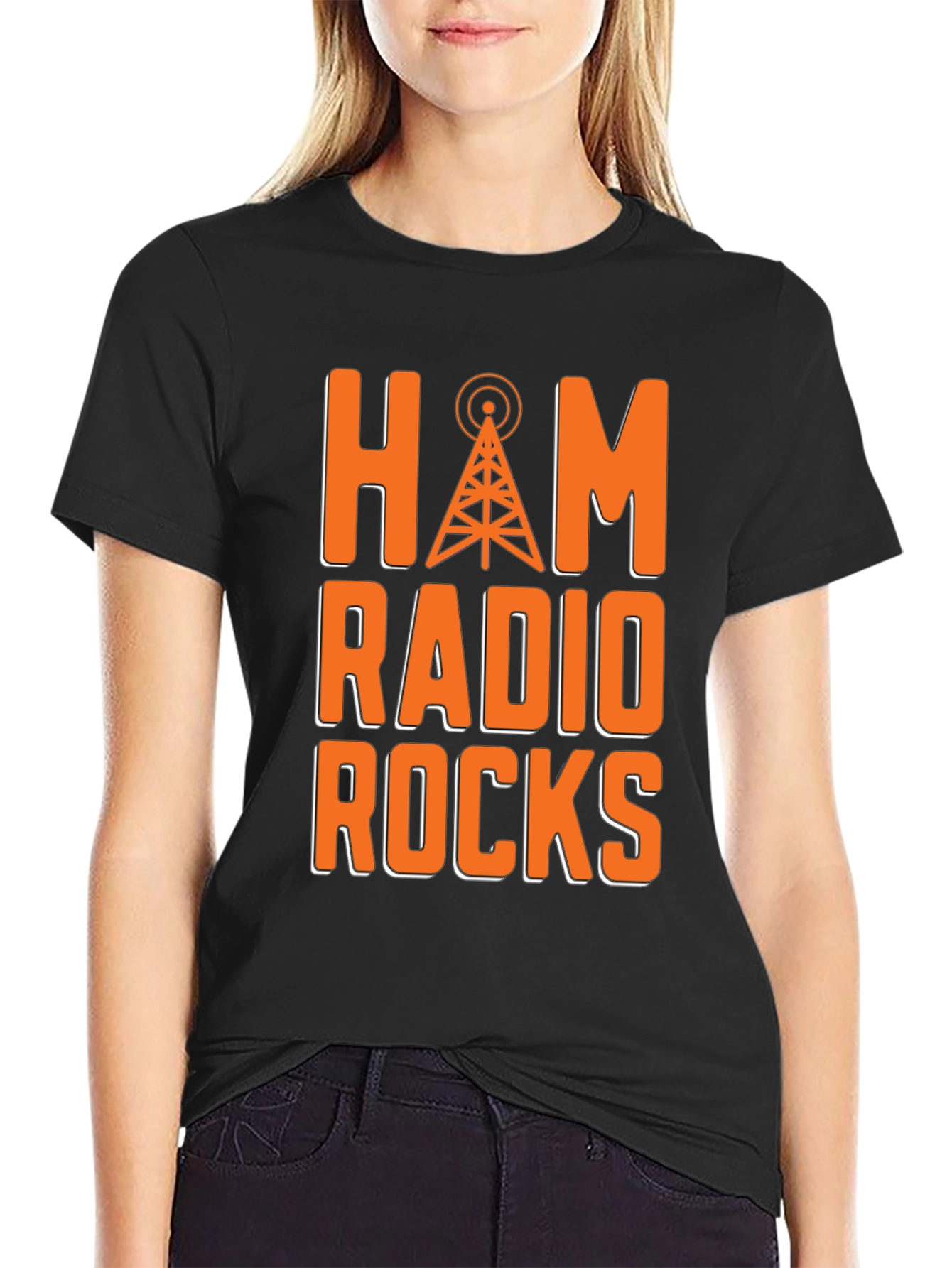 Ham Radio Rocks T-Shirt - Short Sleeve