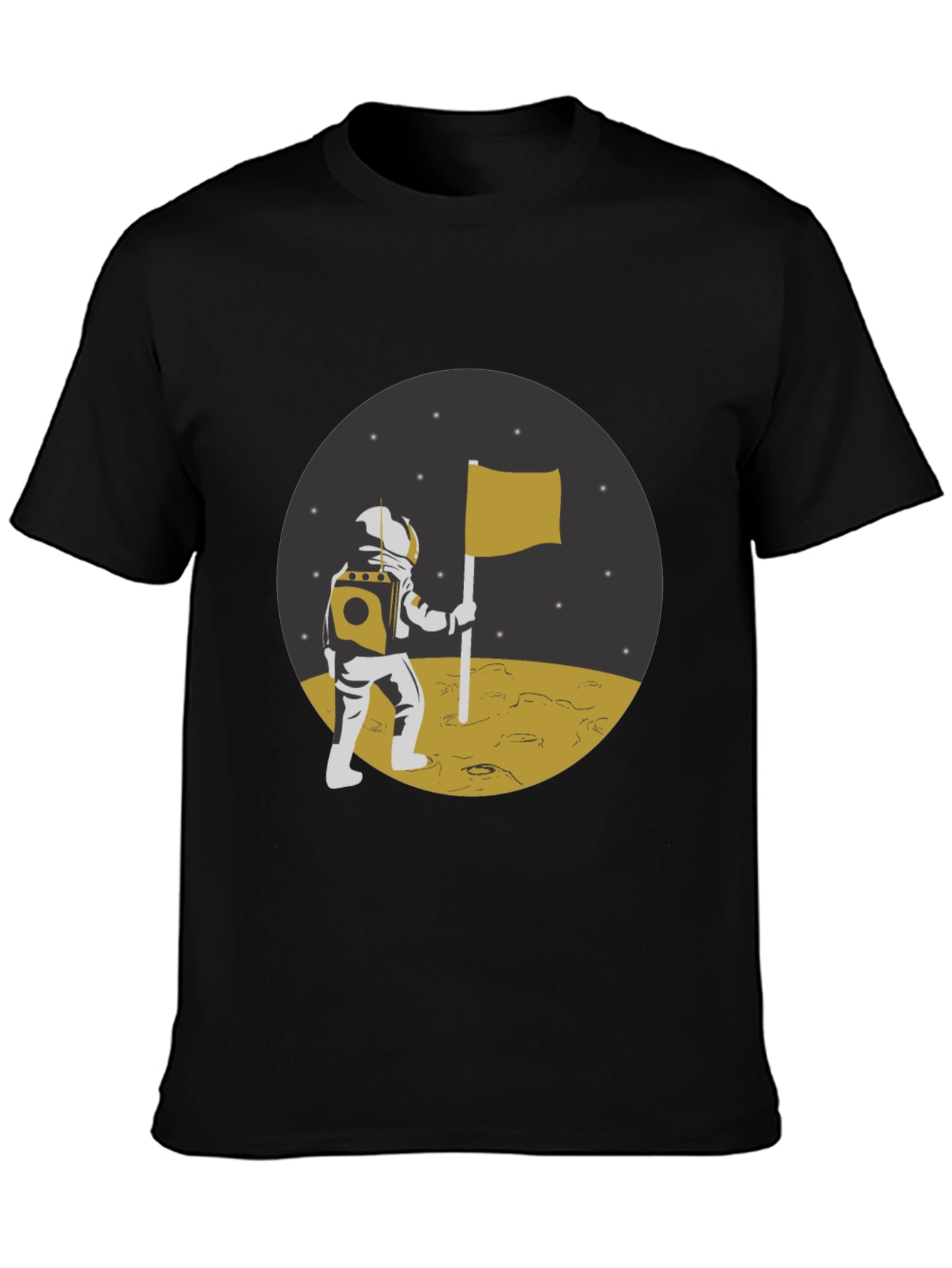 Astronaut Moon Landing Graphic T-Shirt
