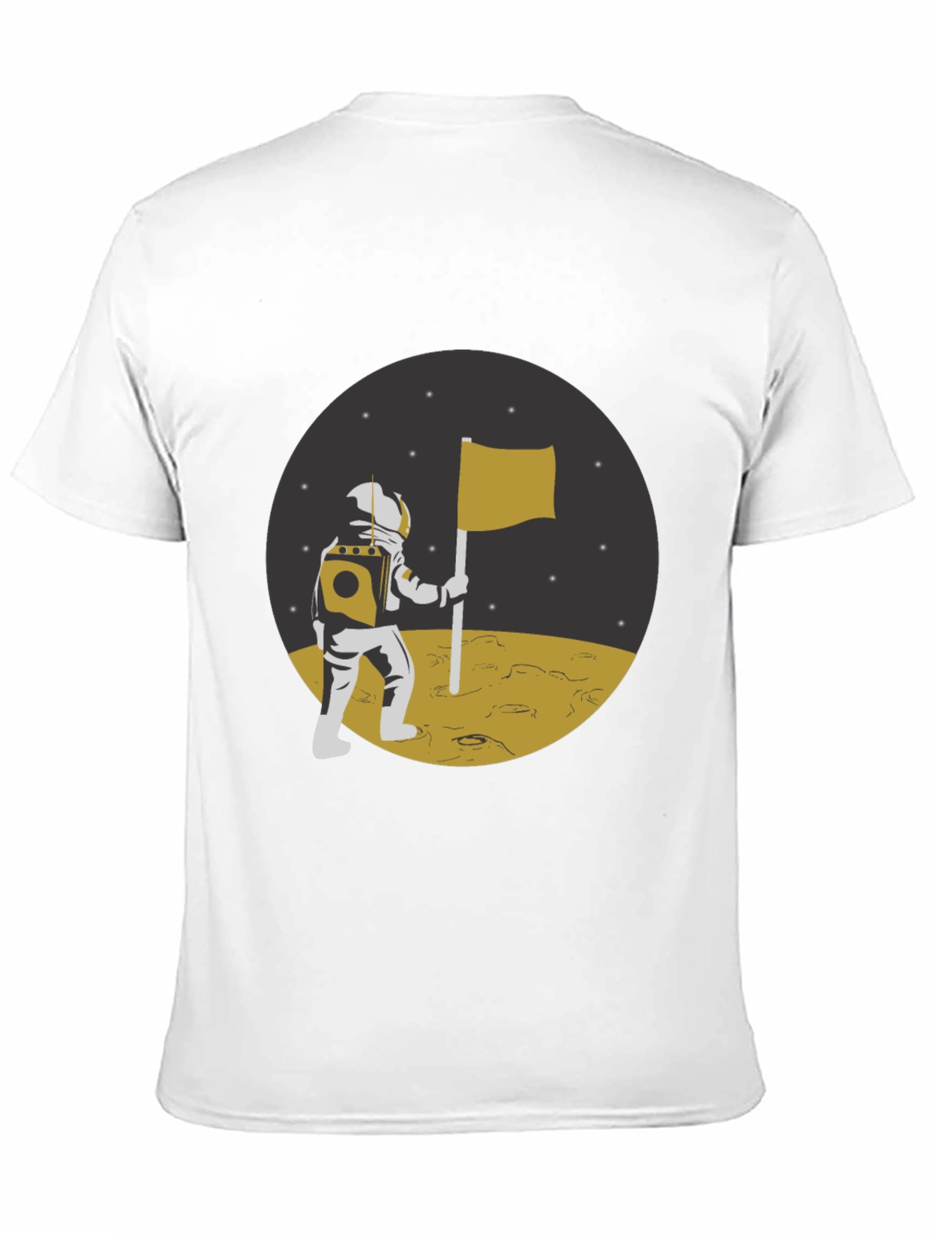 Astronaut Moon Landing Graphic T-Shirt