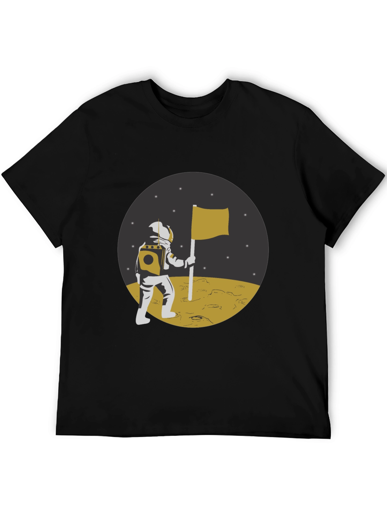 Astronaut Moon Landing Graphic T-Shirt