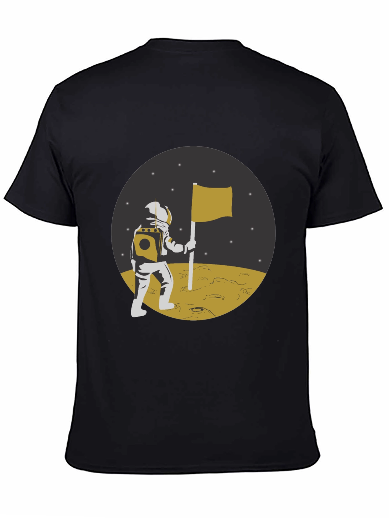 Astronaut Moon Landing Graphic T-Shirt