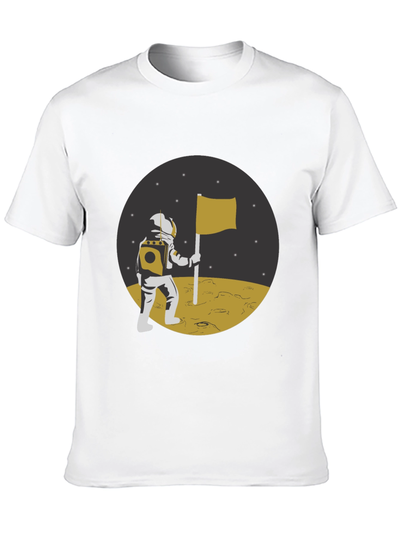Astronaut Moon Landing Graphic T-Shirt