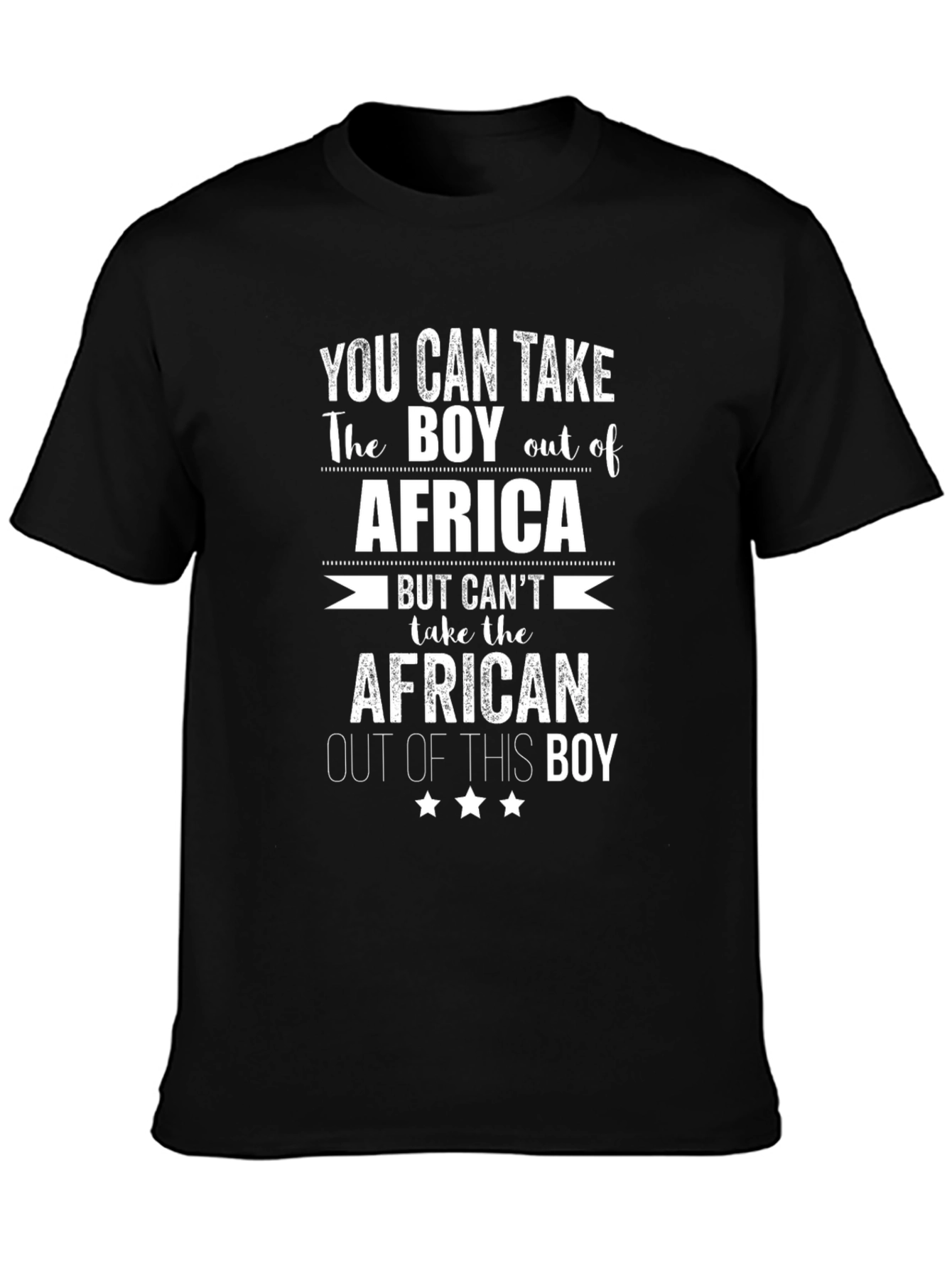 African Boy T-Shirt: Take the Boy Out of Africa